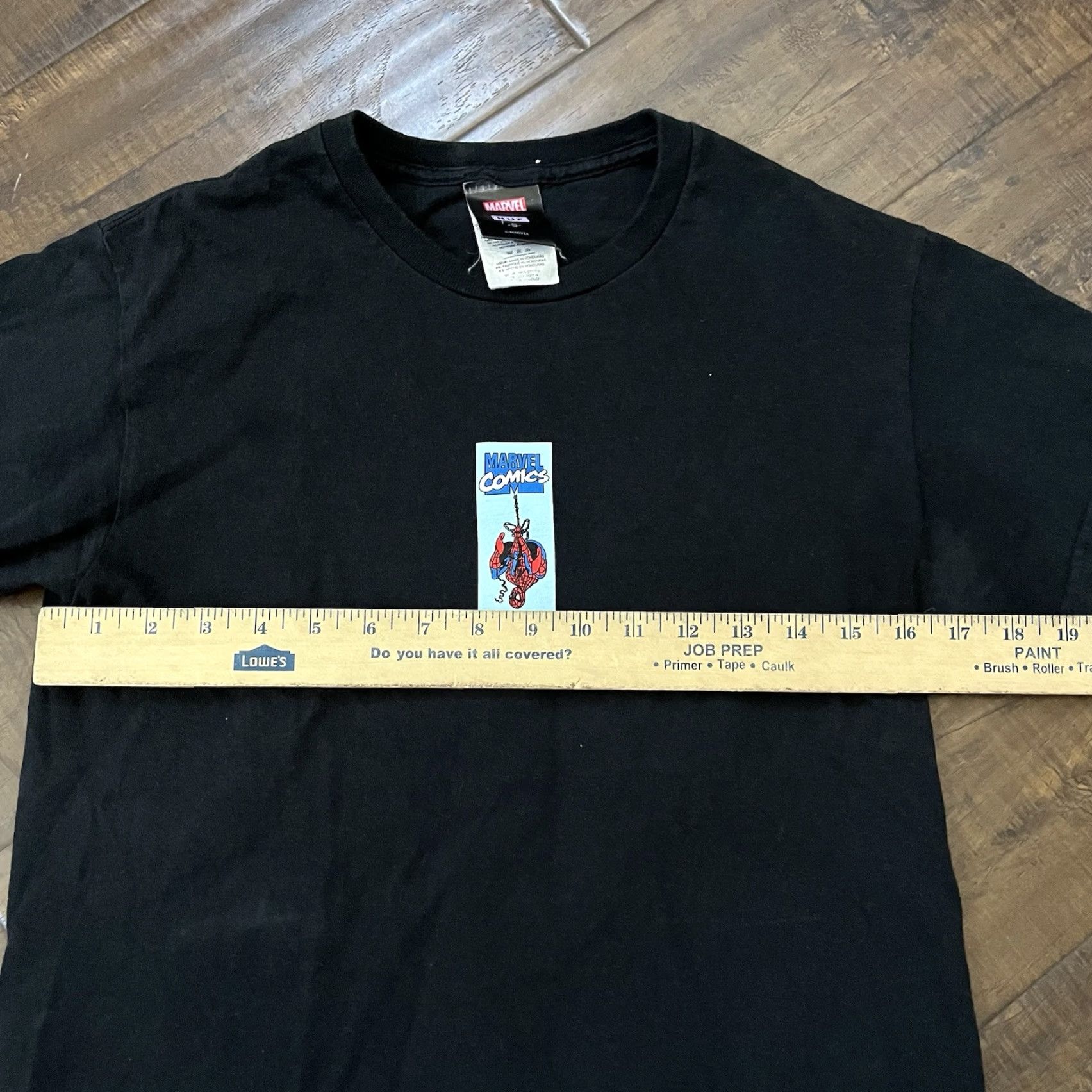 Huf VINTAGE HUF Spider-Man Graphic T-Shirt Mens Small Black Marvel Comics Streetwear Size US S / EU 44-46 / 1 - 7 Thumbnail