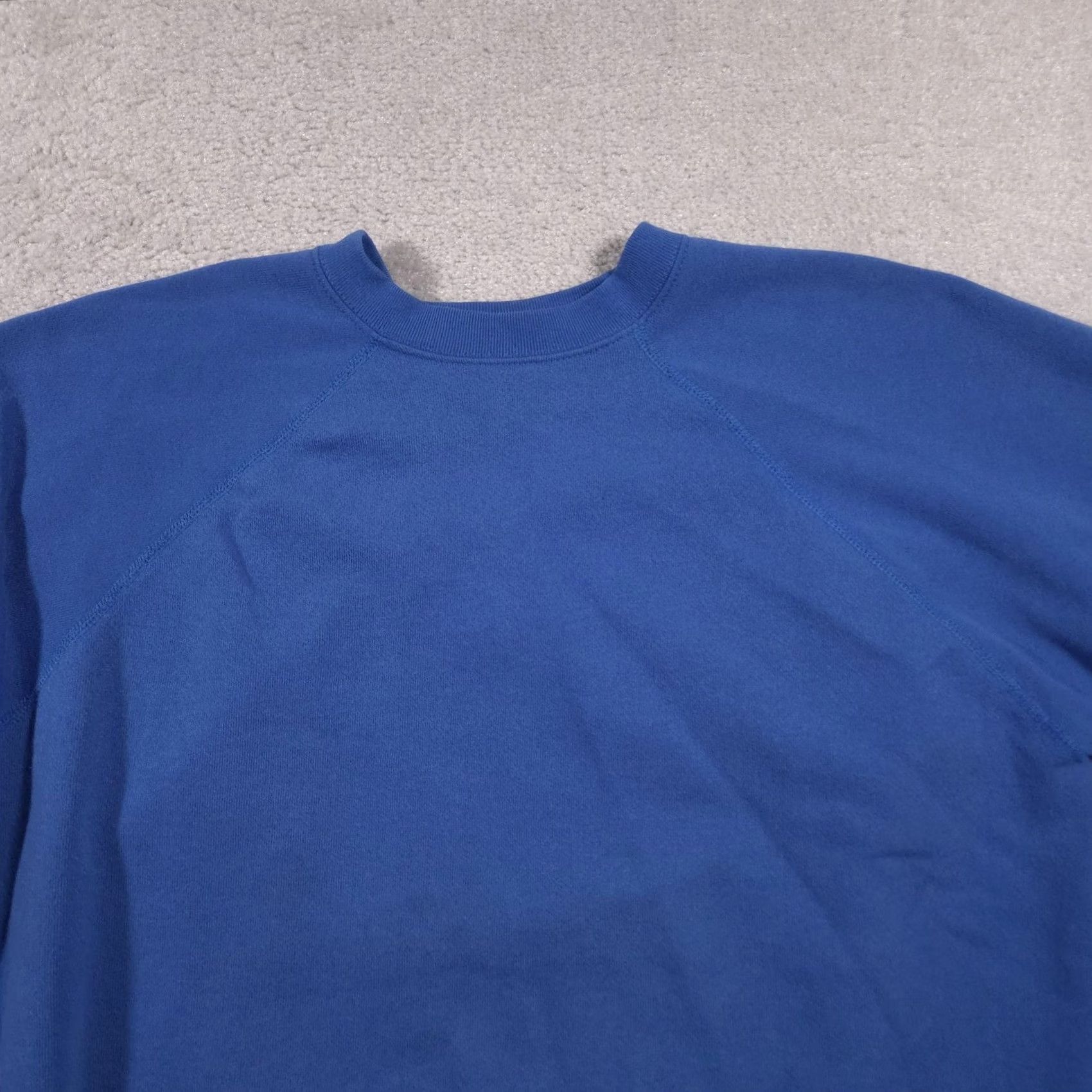 Tultex VINTAGE Sweatshirt Womens 2X Blue Crewneck Pullover Made in USA 90s Sweat Appeal Tultex Cotton Polyester Crewneck Mens Womens Girls Boys Size XXL / US 16-18 / IT 52-54 - 3 Thumbnail