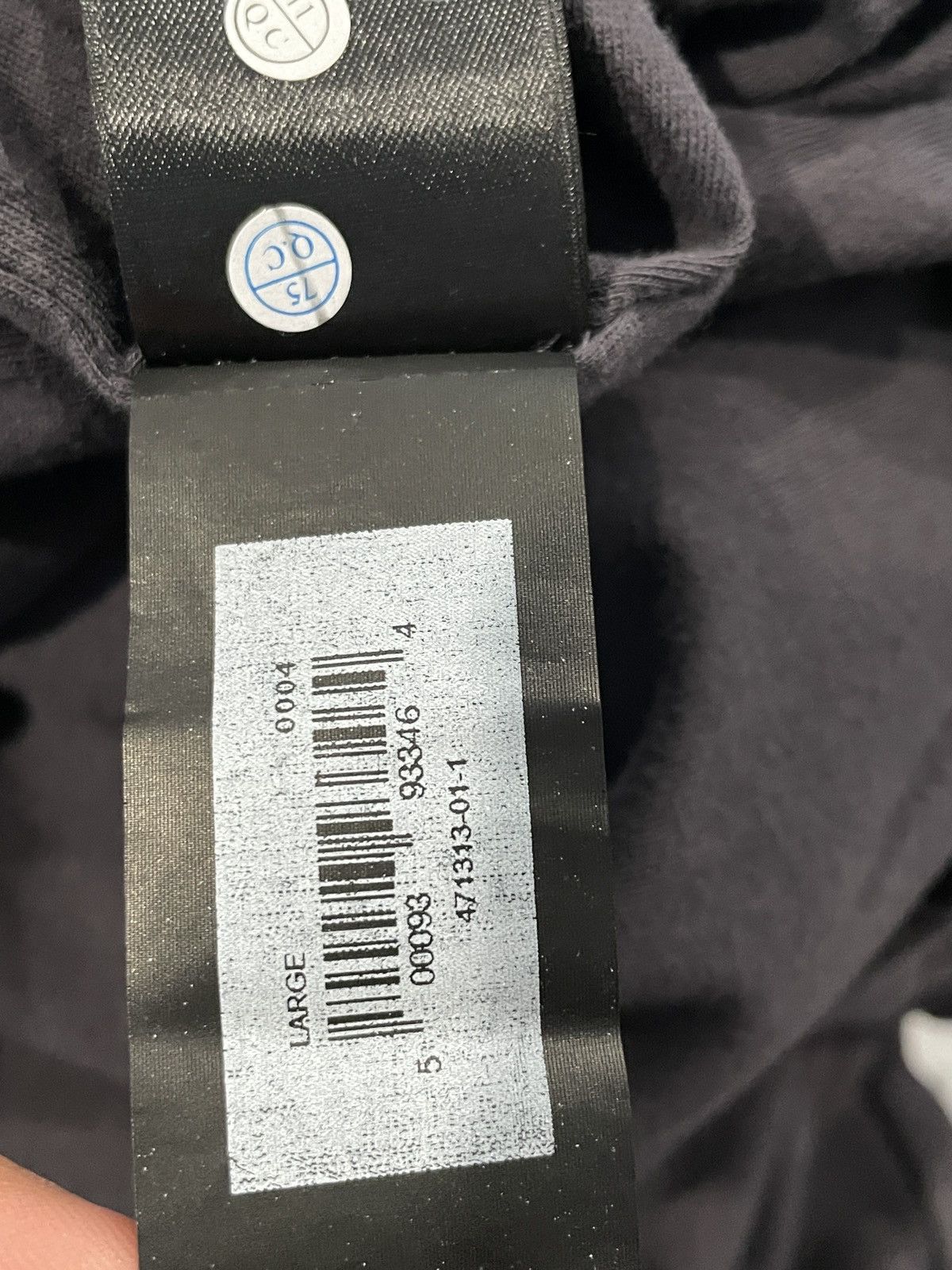 Balenciaga × Gap × Kanye West Dark Grey YGEBB Logo Hoodie Size Large Size US L / EU 52-54 / 3 - 7 Thumbnail