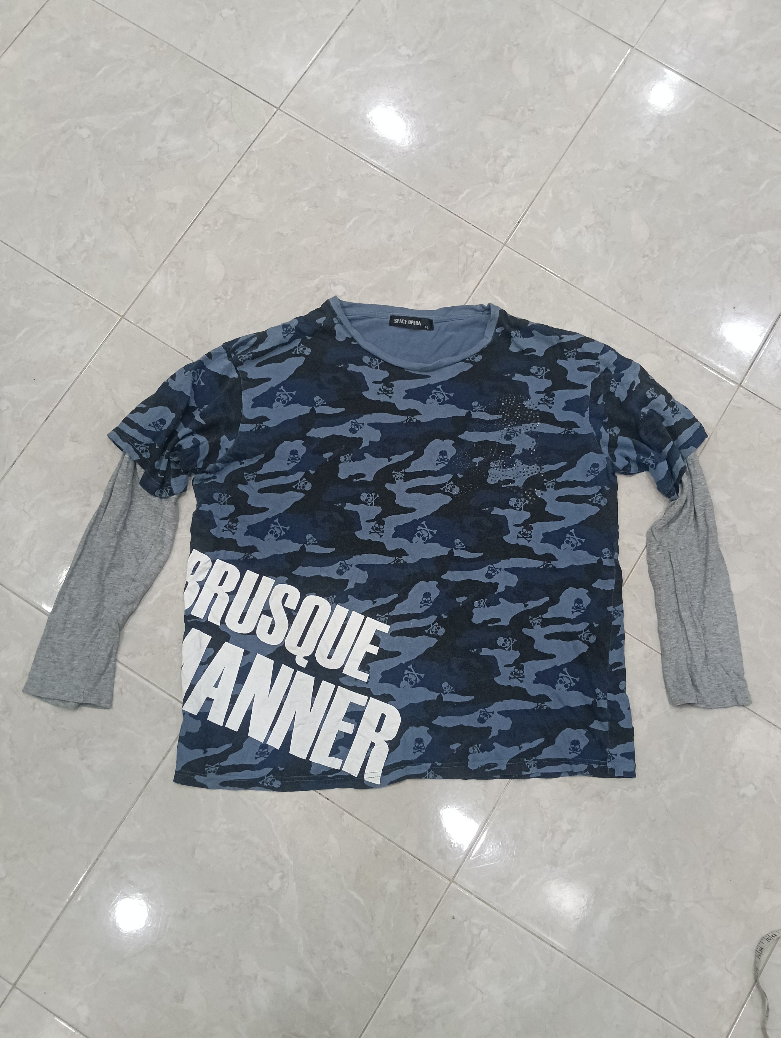 Hysteric Glamour Space Opera Japanese Skull Camo Size US XXL / EU 58 / 5 - 2 Thumbnail