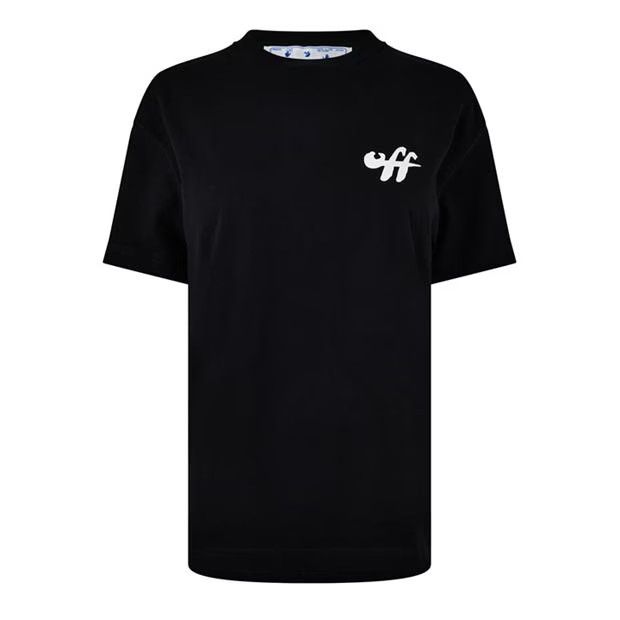 Off-White o1g2r1mq1224 Off Zebra T-Shirts in Black & White Size XS / US 0-2 / IT 36-38 - 1 Thumbnail