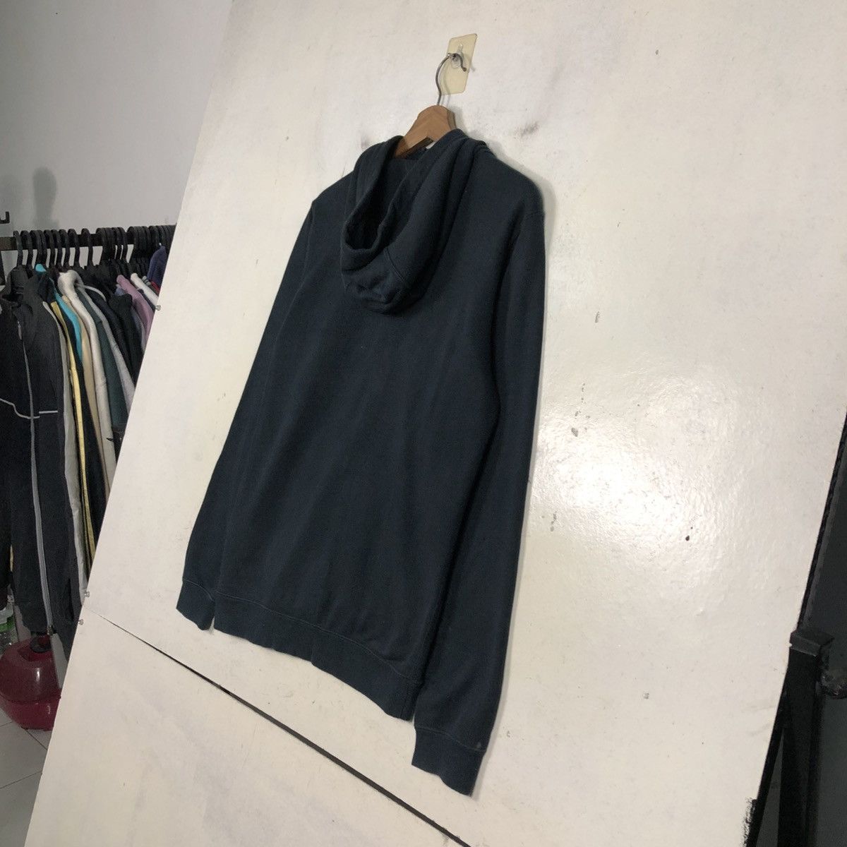 Nike 📌Rich Black Zipper Hoodie Jacket Nike Small Pony Size US M / EU 48-50 / 2 - 13 Thumbnail