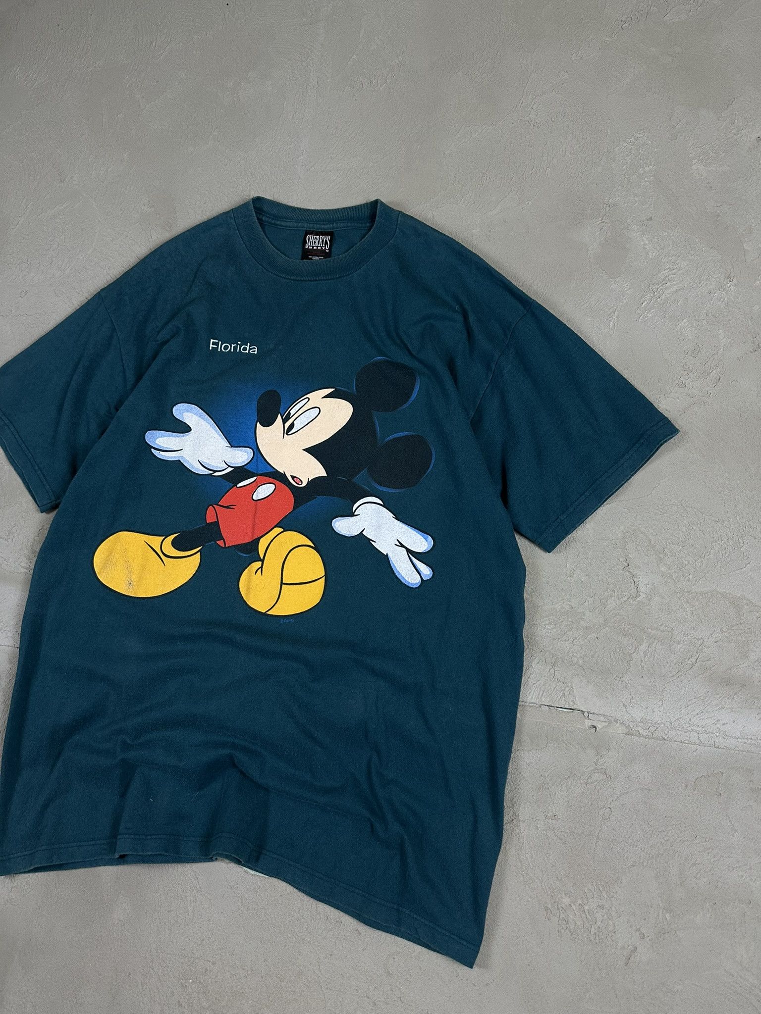 Disney 90s Vintage Mickey Mouse Florida Disney T-shirt Size US XL / EU 56 / 4 - 3 Thumbnail