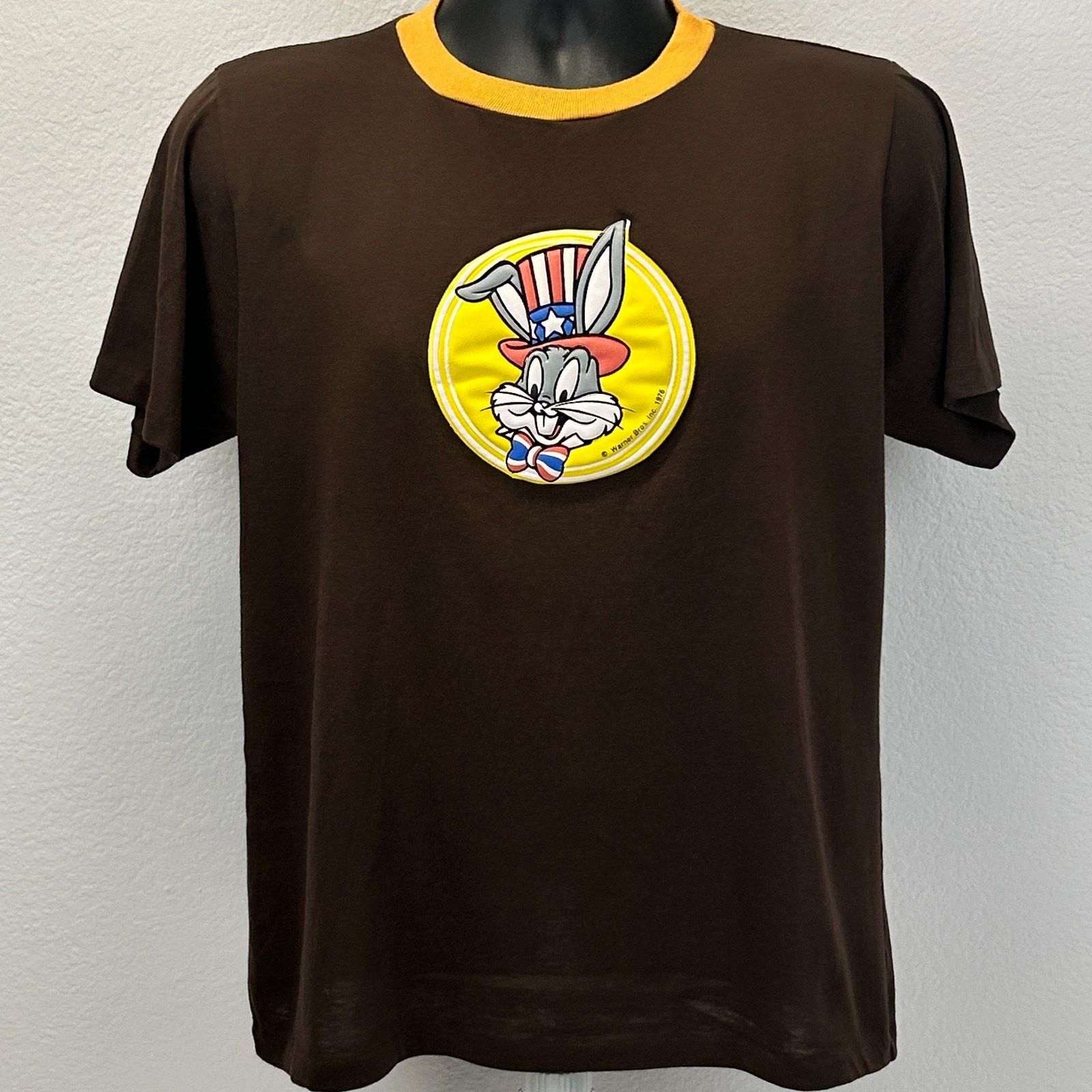 Vintage Vintage 70s Bugs Bunny USA T Shirt Patriotic M Medium Size US M / EU 48-50 / 2 - 2 Thumbnail
