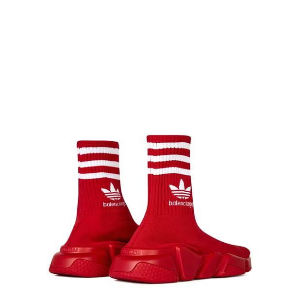 Balenciaga o1g2r1mq0924 Trainers in Red & White Size US 5 / IT 35 - 4 Thumbnail