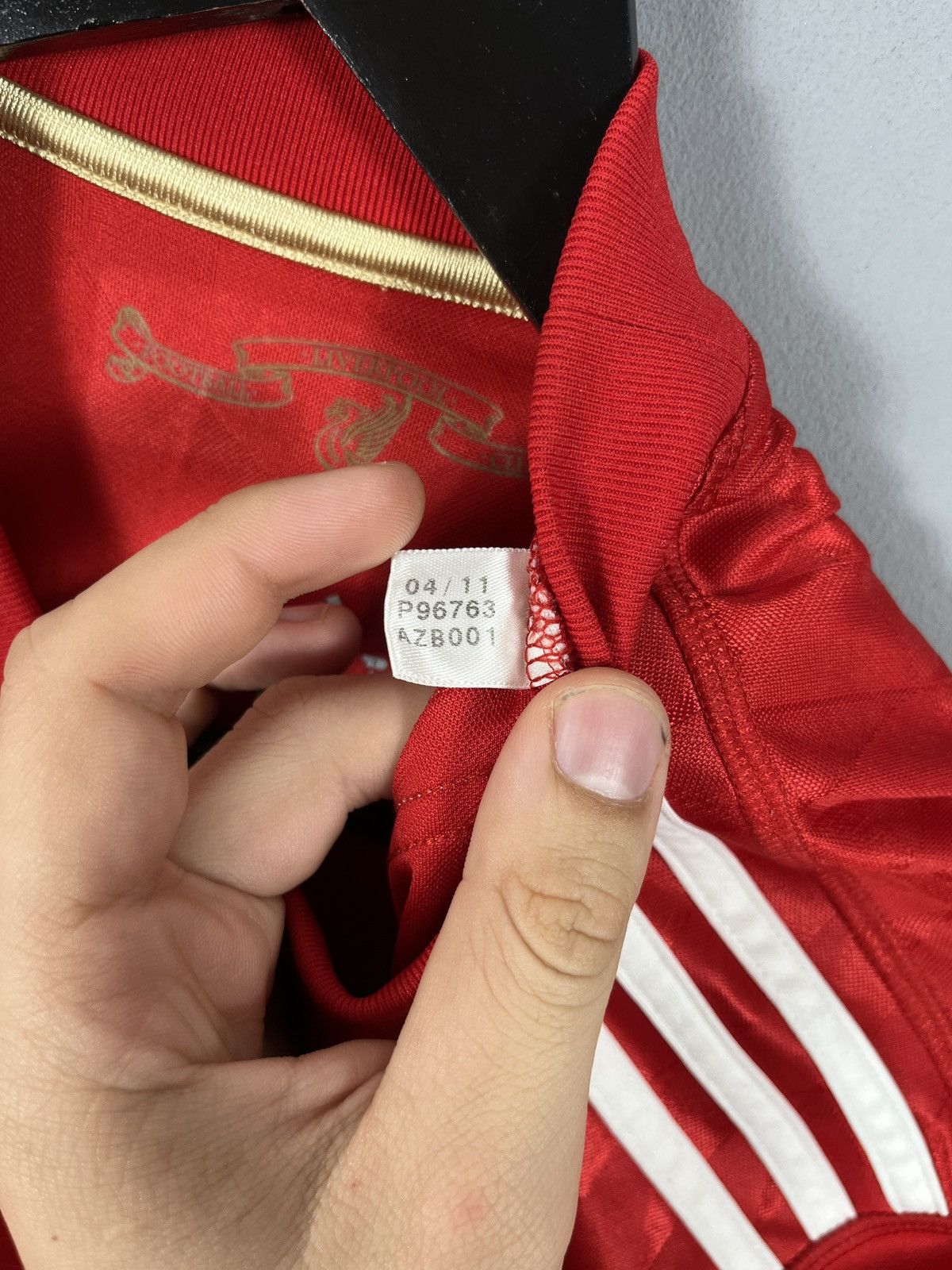 Adidas Liverpool FC Adidas 2010/11 Home Y2k Football Shirt Size US L / EU 52-54 / 3 - 8 Thumbnail