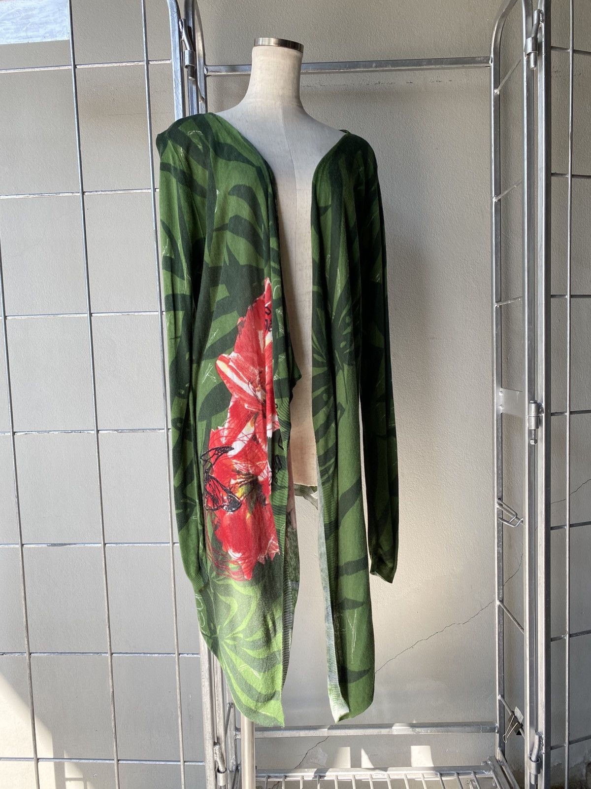 Desigual Desigual Green Floral Cardigan Size M / US 6-8 / IT 42-44 - 14 Thumbnail