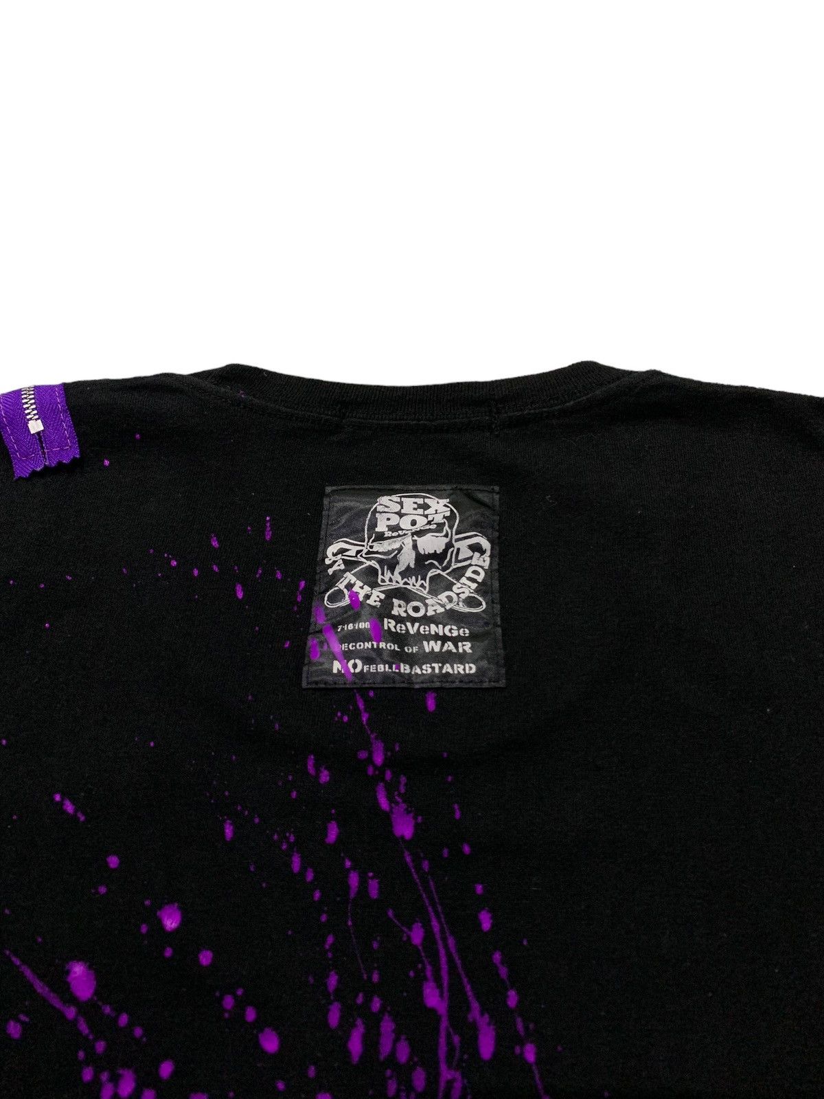 Hysteric Glamour Sex Pot Revenge Bondage Distressed Zipper Tshirt Size US S / EU 44-46 / 1 - 16 Thumbnail