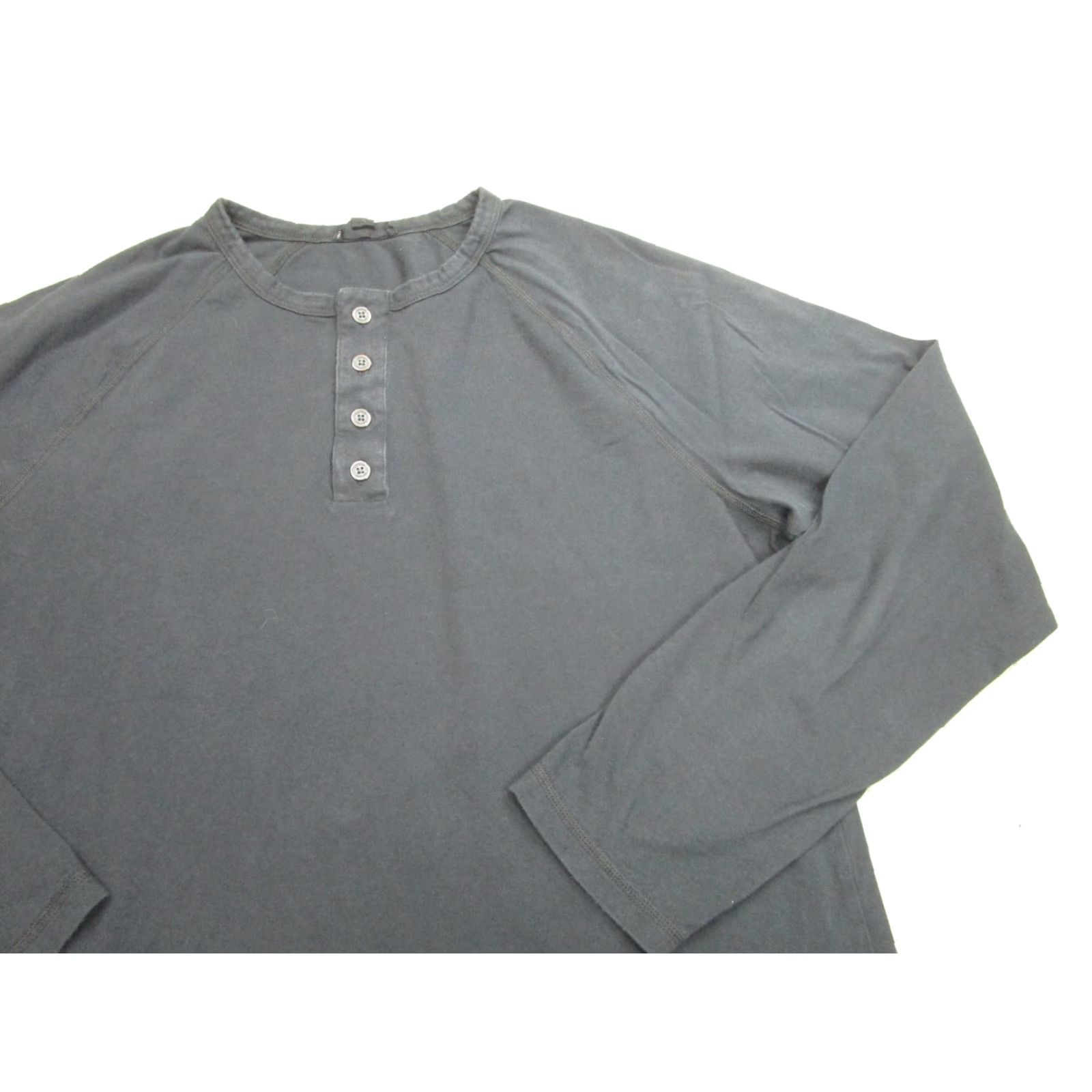 Vintage Aether Shirt Mens XL Black Long Sleeve Henley Raglan Casual Knit Tee Top Size US XL / EU 56 / 4 - 2 Thumbnail
