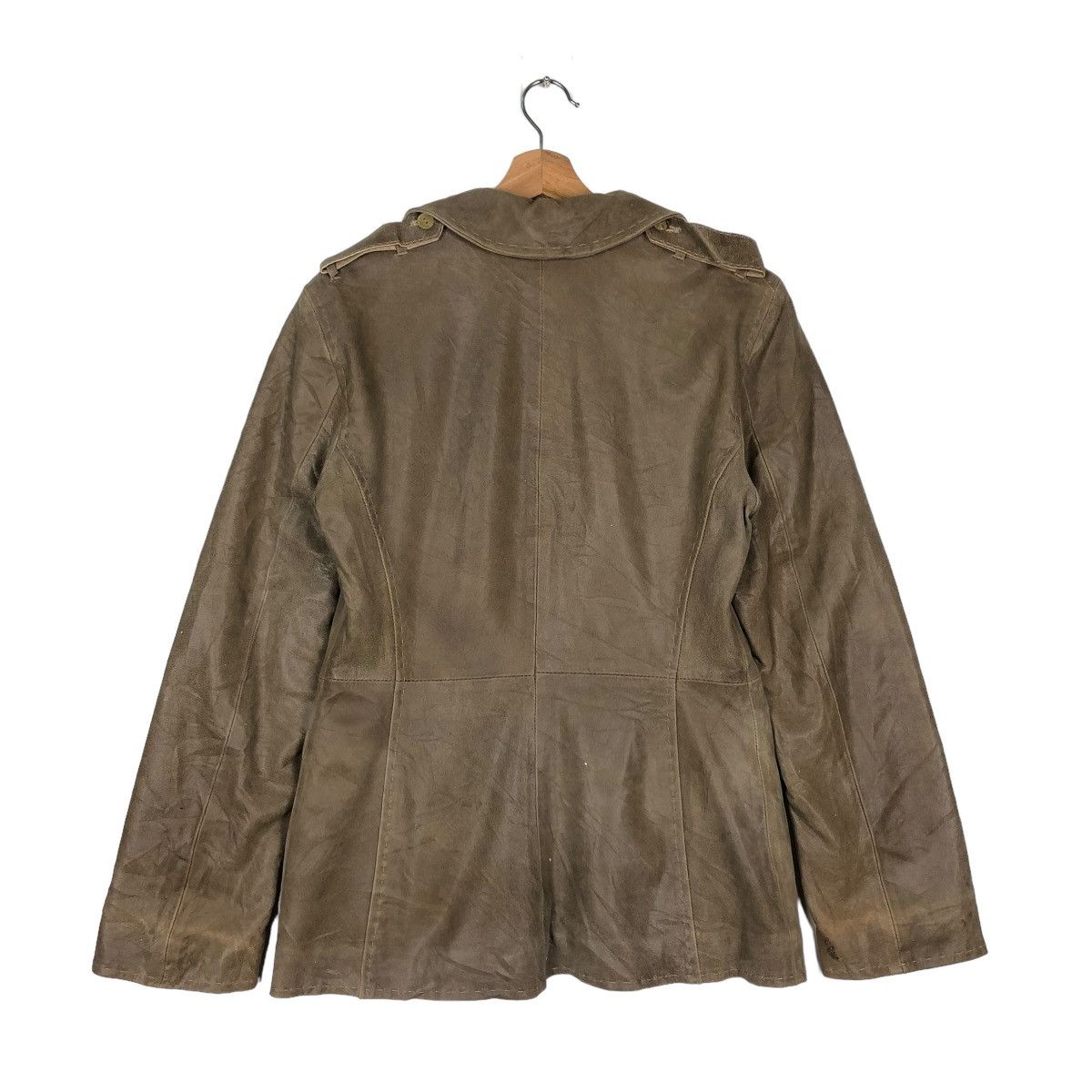Japanese Brand 🔥VINTAGE BIKER LEATHER JACKET ERMANNO SCERVINO ISSEY MIYAKE Size US S / EU 44-46 / 1 - 7 Thumbnail