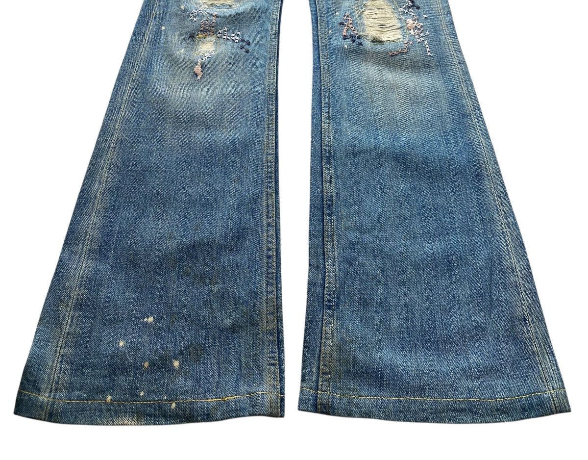 Levi's Levi’s Faded Blue Wash Patch Work Style Boot Cut Jeans Size 30" / US 8 / IT 44 - 5 Thumbnail