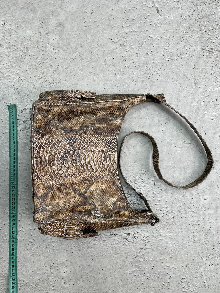 Hysteric Glamour leather snakeskin shoulder bag y2k 14th addiction style Size ONE SIZE - 12 Thumbnail