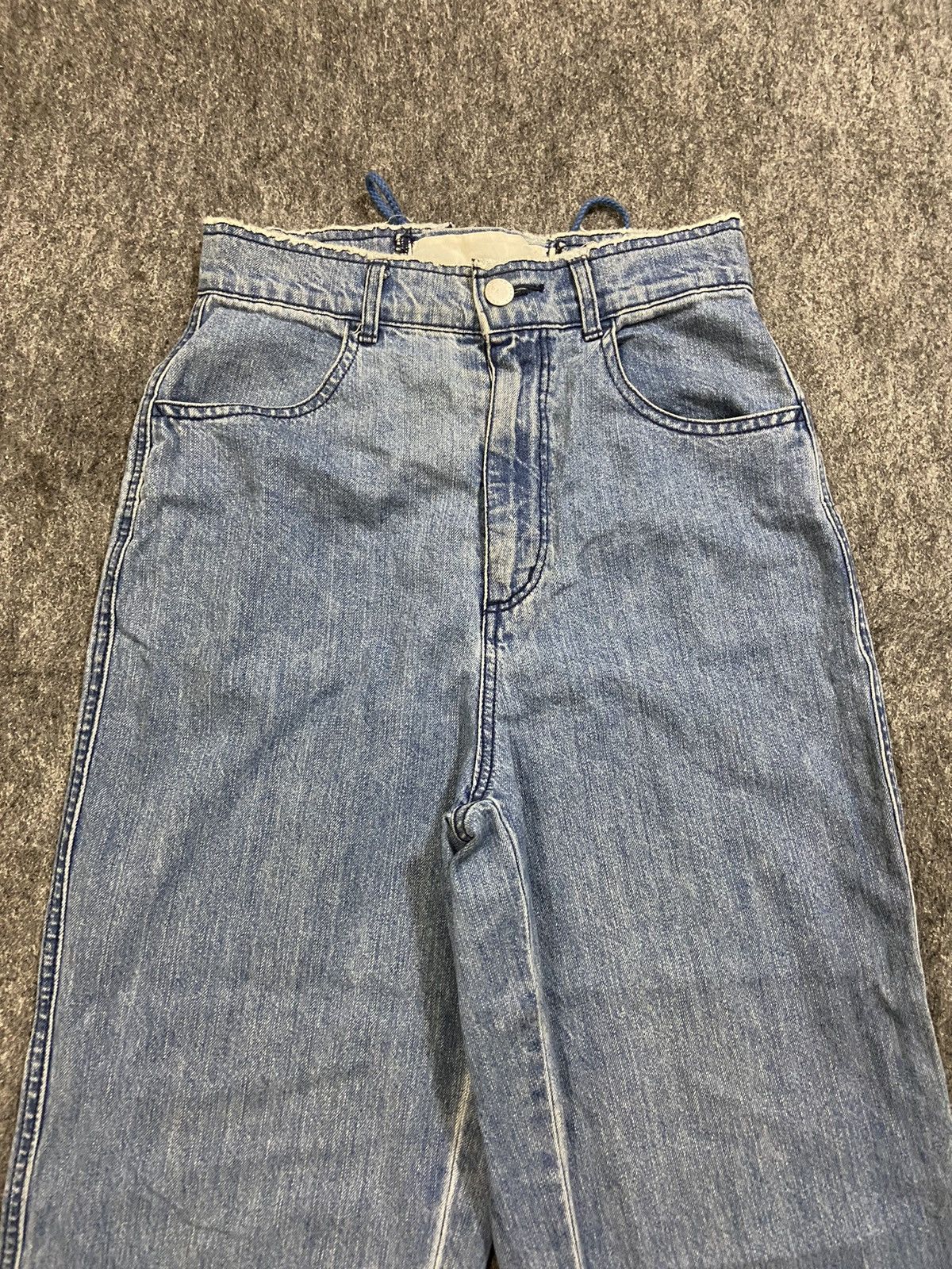 Hysteric Glamour × If Six Was Nine × Le Grande Bleu (L.G.B.) Vintage Y2K GU girls' denim pants with straps at the back Size 25" / US 0 / IT 36 - 5 Thumbnail