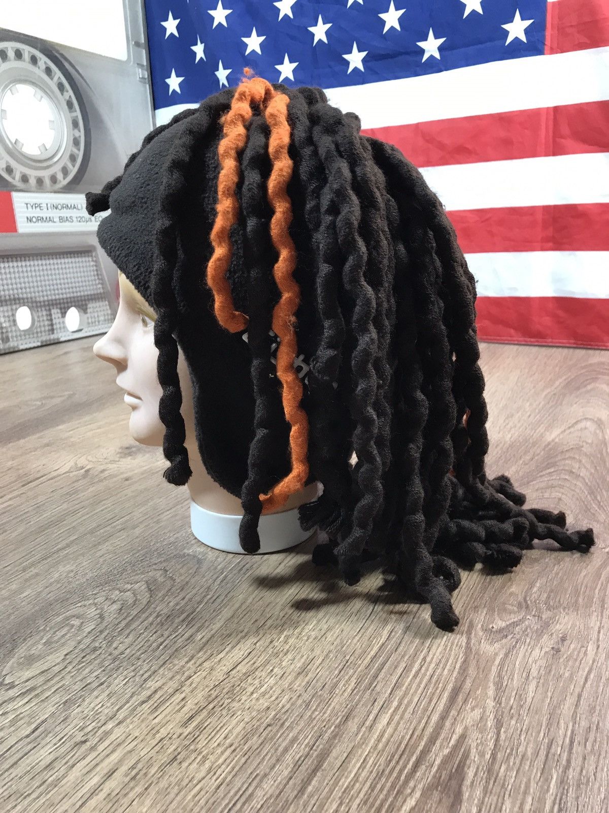 Japanese Brand × Vintage Vintage Hat Dreadlock Snow Cap Size ONE SIZE - 1 Thumbnail