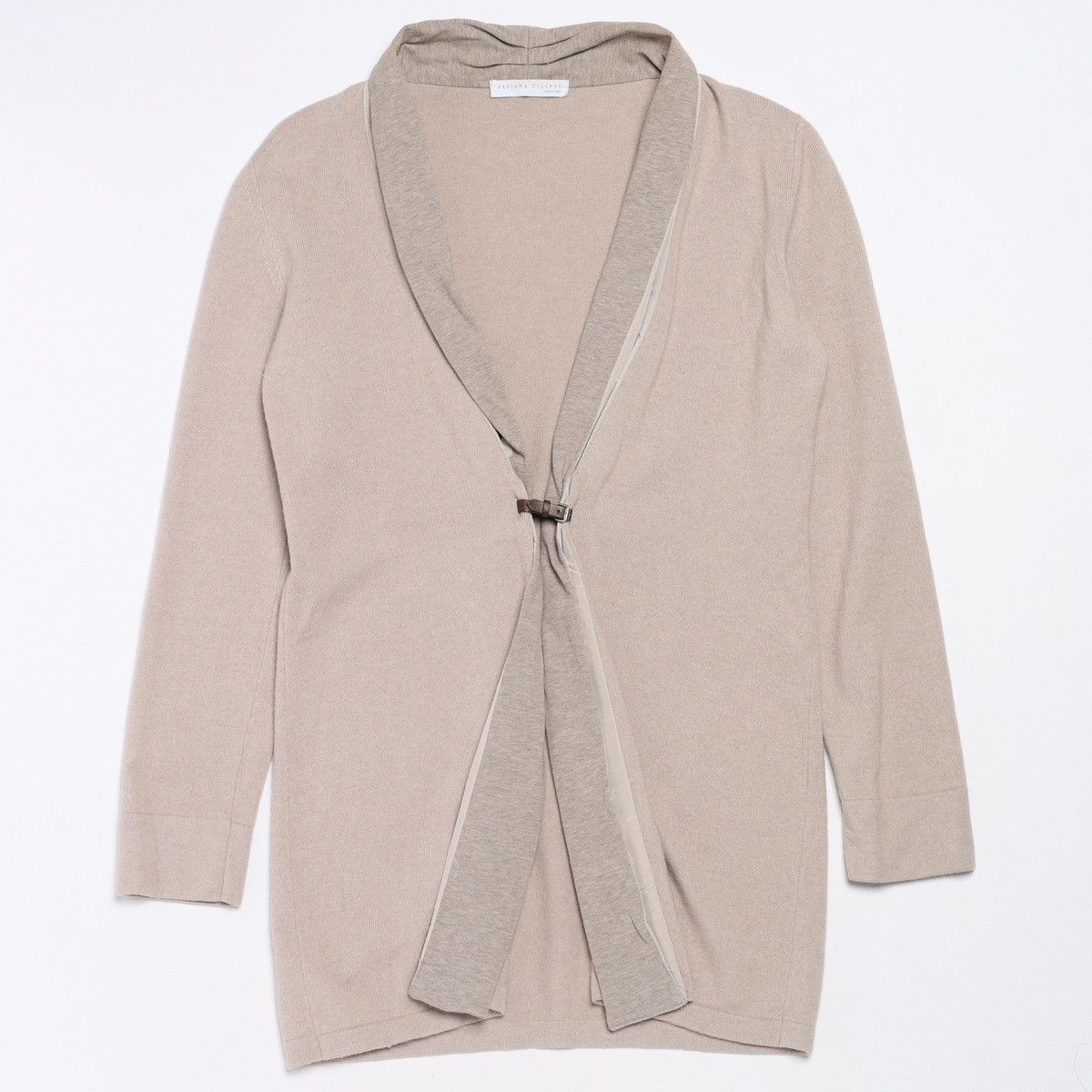 Fabiana Filippi Fabiana Filippi Light Cotton Cashmere Blend Open Cardigan Size L / US 10 / IT 46 - 1 Thumbnail