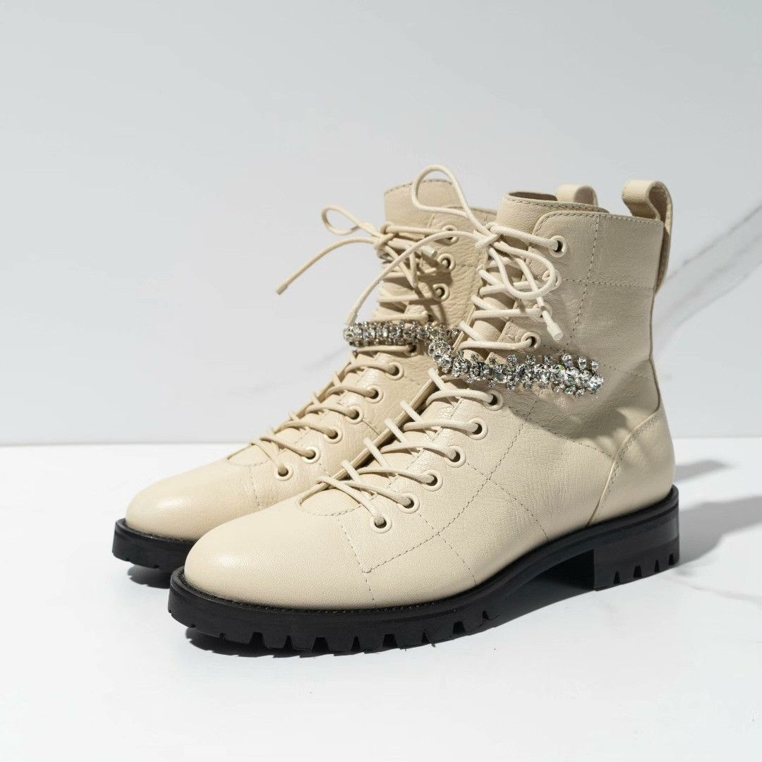 Jimmy Choo Jimmy Choo Cruz Flat Women's Boots Size US 5 / IT 35 - 1 Thumbnail