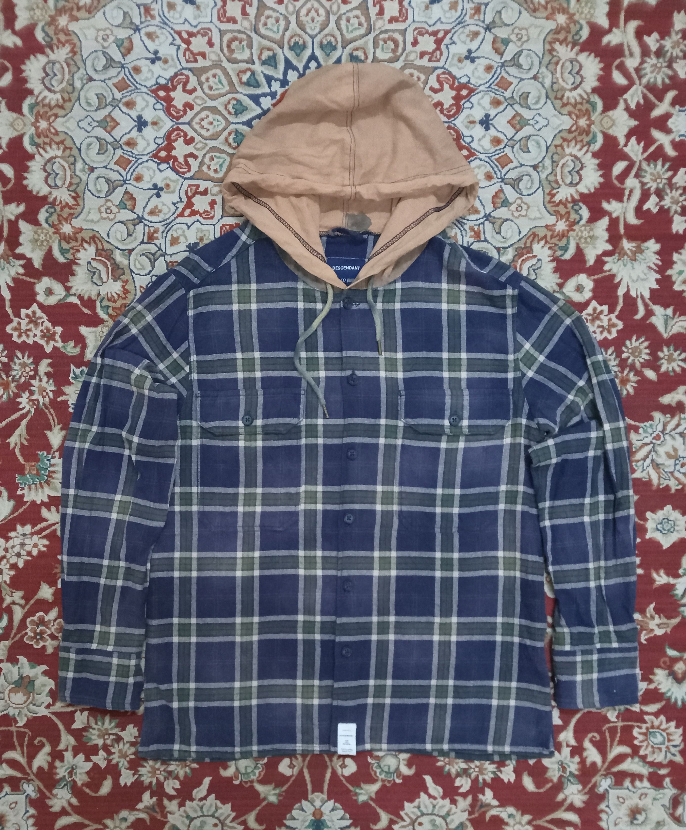 Descendant 【DCDT DESCENDANT / SPICOLI HOODED LS SHIRT/ SIZE 2