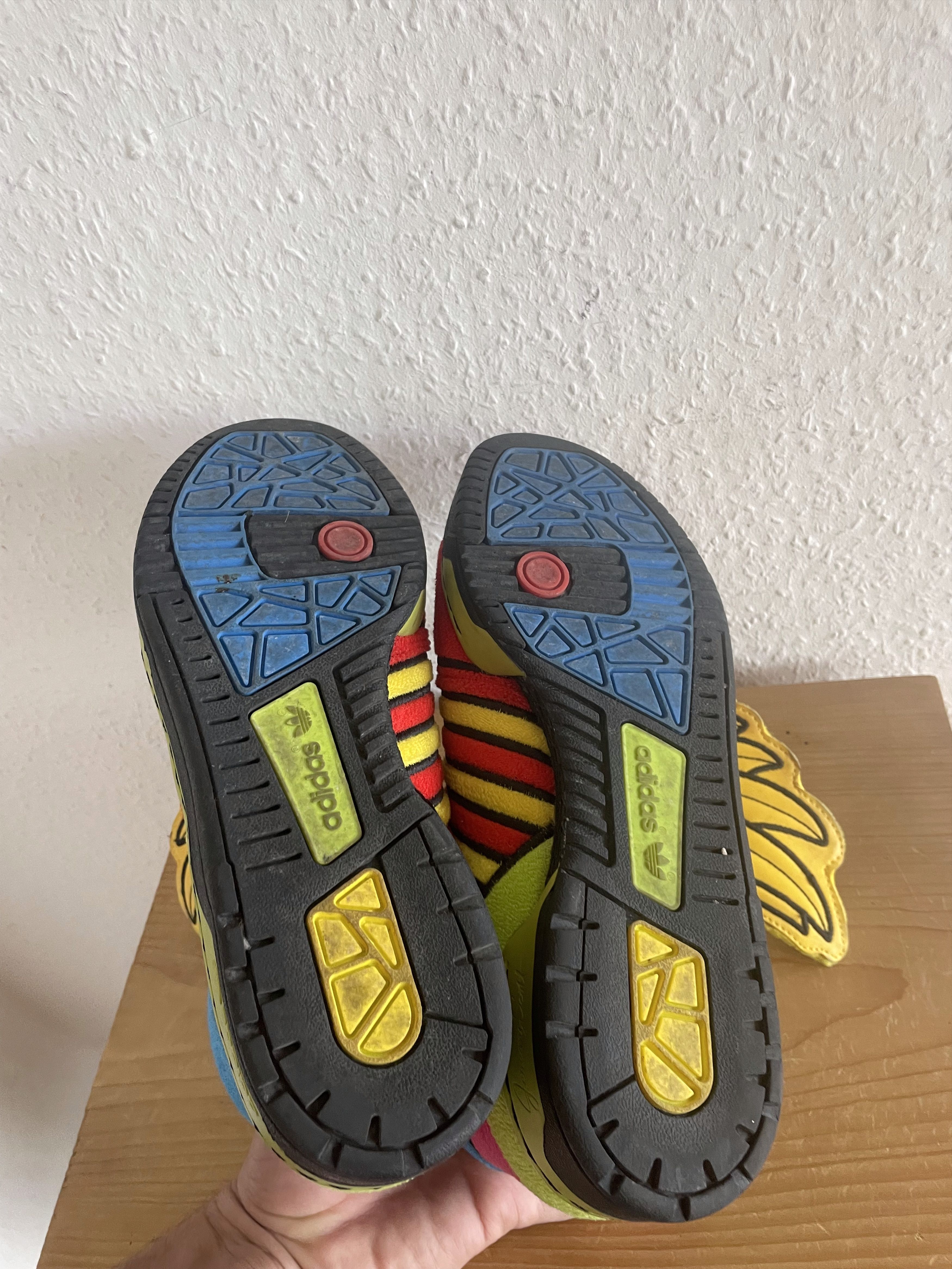 Adidas × Jeremy Scott JS Wings 1.0 Rainbow Fleece Size US 7.5 / EU 40-41 - 7 Thumbnail