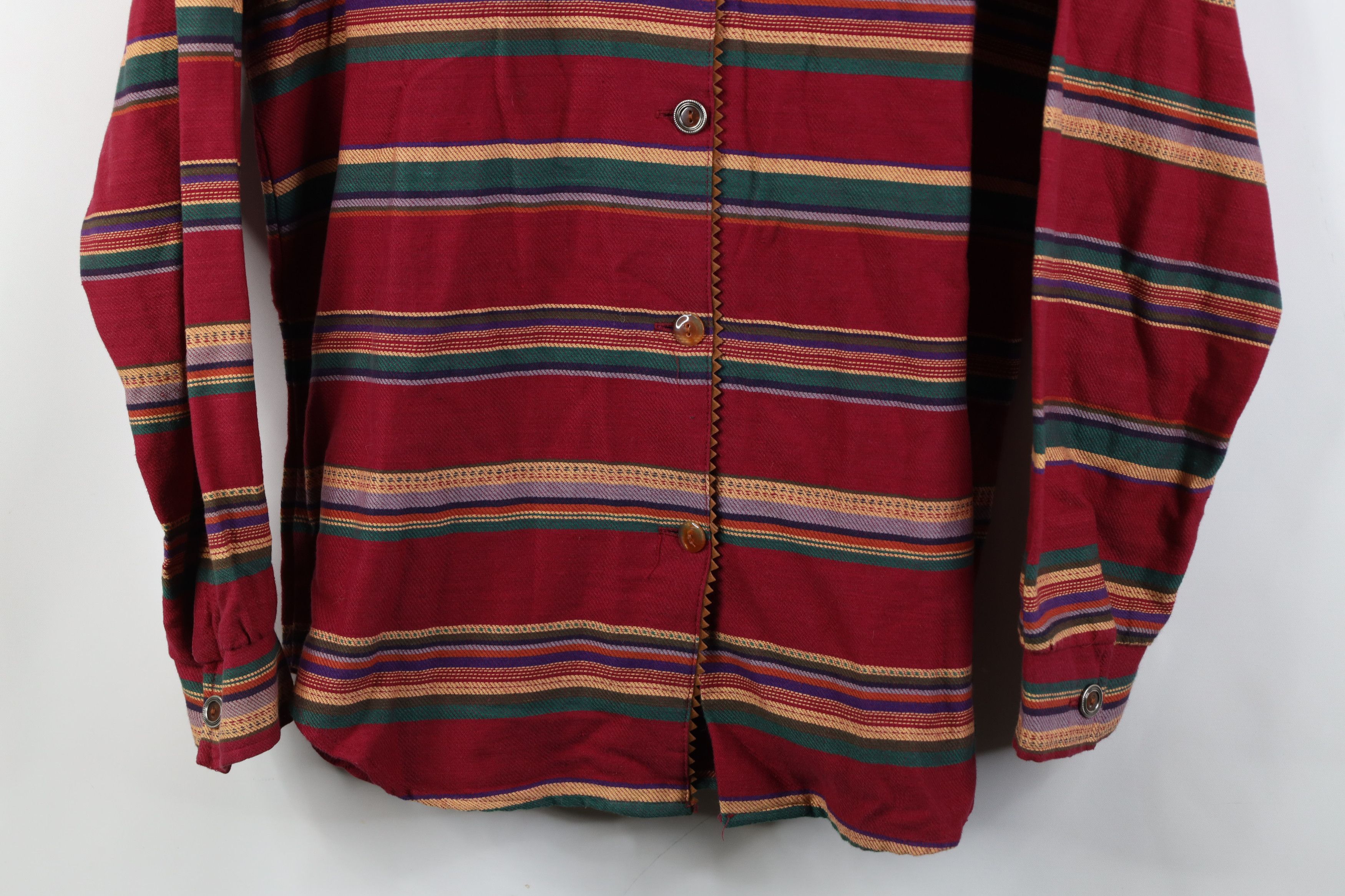 Vintage Vintage 90s Western Cowgirl Collared Button Shirt USA Size S / US 4 / IT 40 - 3 Thumbnail
