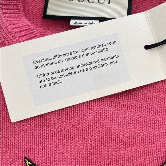 Gucci Gucci Cashmere Moth Net-a-Porter Capsule 2016 Crew Neck Emb Size XS / US 0-2 / IT 36-38 - 11 Thumbnail
