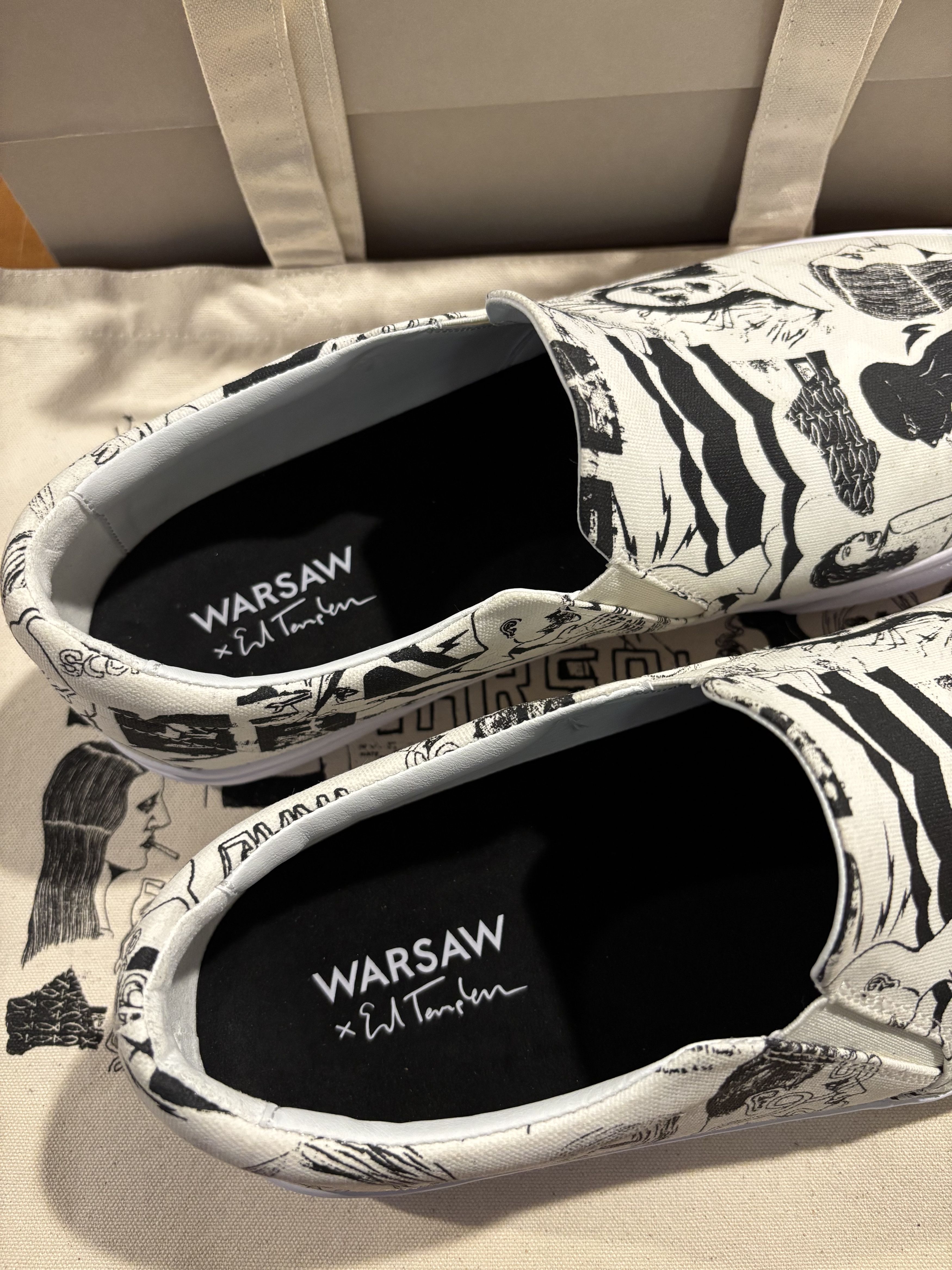 Other WAR SAW LTD Ed Templeton STRANGER Slip-On *LIMITED TO 50* Size US 13 / EU 46 - 6 Thumbnail