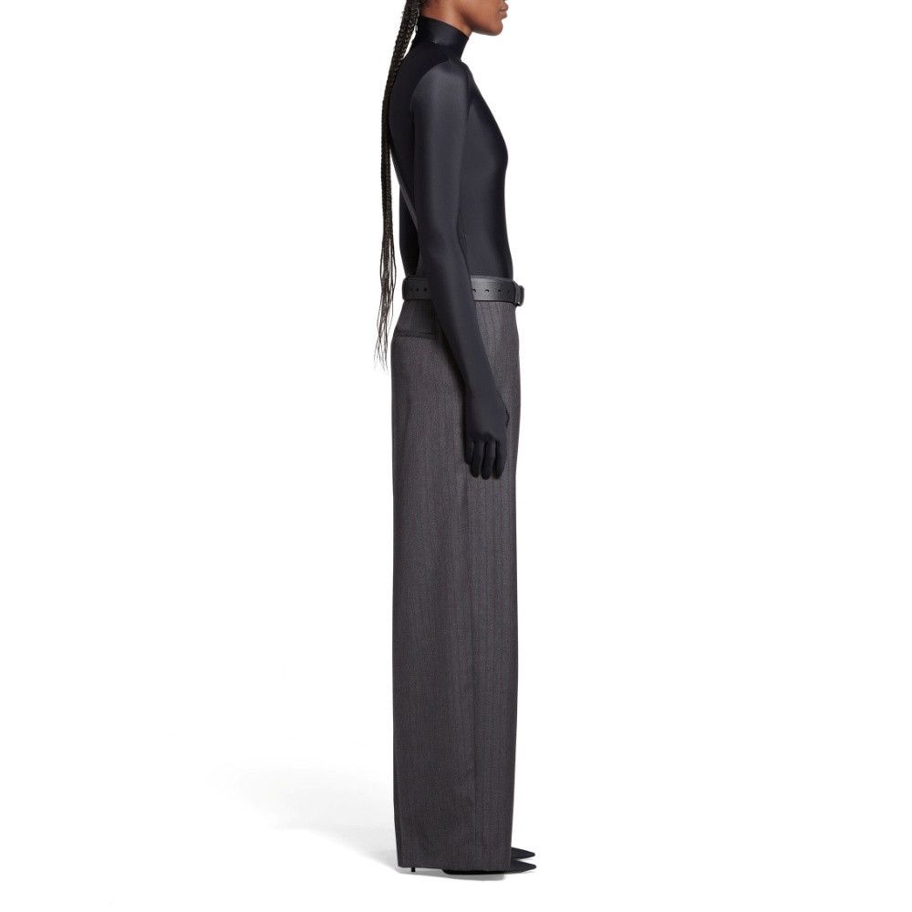 Balenciaga o1bcso1str1225 Loose Tailored Pants in Grey Size 27" / US 4 / IT 40 - 5 Thumbnail