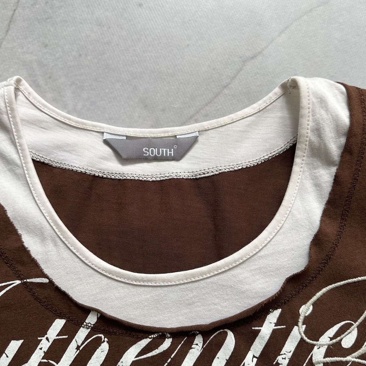 Hysteric Glamour × Undercover Japan Poem T Shirt Double Layered Cop Copine Style Size M / US 6-8 / IT 42-44 - 10 Thumbnail
