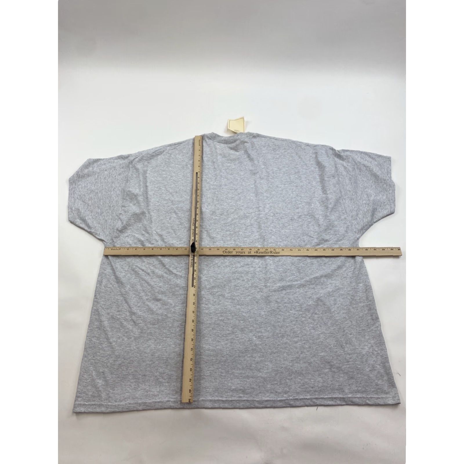 Jerzees VINTAGE Dad Shirt Mens 5XL Gray Pat On The Back Short Sleeve Size US XXL / EU 58 / 5 - 3 Thumbnail
