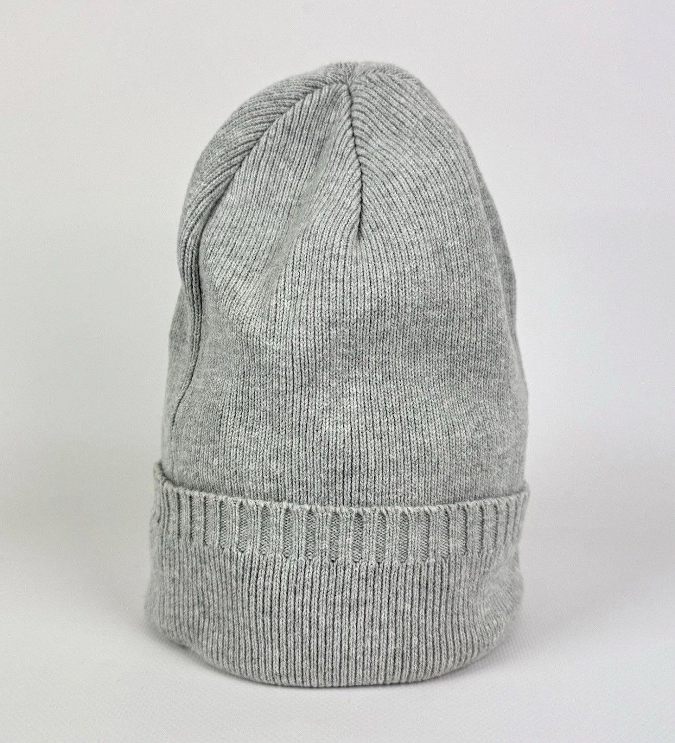 Diesel Diesel 1978 Logo Knit Beanie Hat One Size Gray Top Cotton Size ONE SIZE - 2 Thumbnail