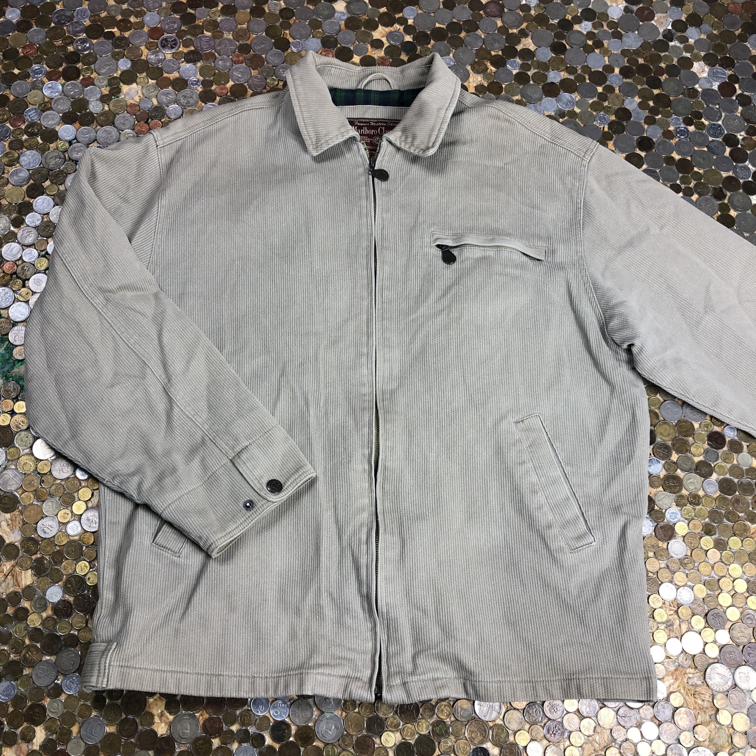 Marlboro Marlboro Denim long coat denim jacket 90's Size US L / EU 52-54 / 3 - 1 Thumbnail