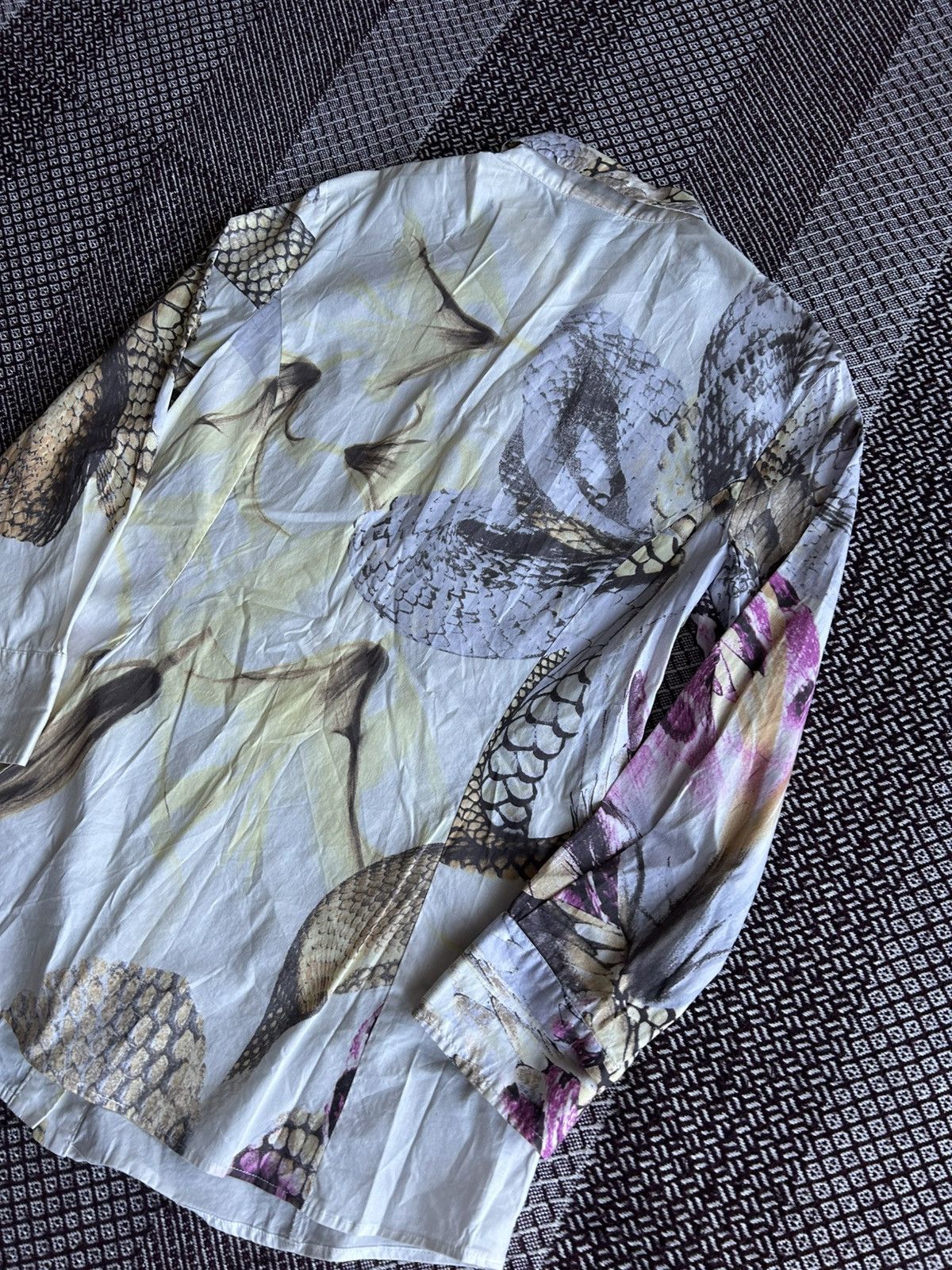 Just Cavalli Vintage Roberto Cavalli Luxury Women Shirt Solid Style Sz 46 Size L / US 10 / IT 46 - 15 Thumbnail