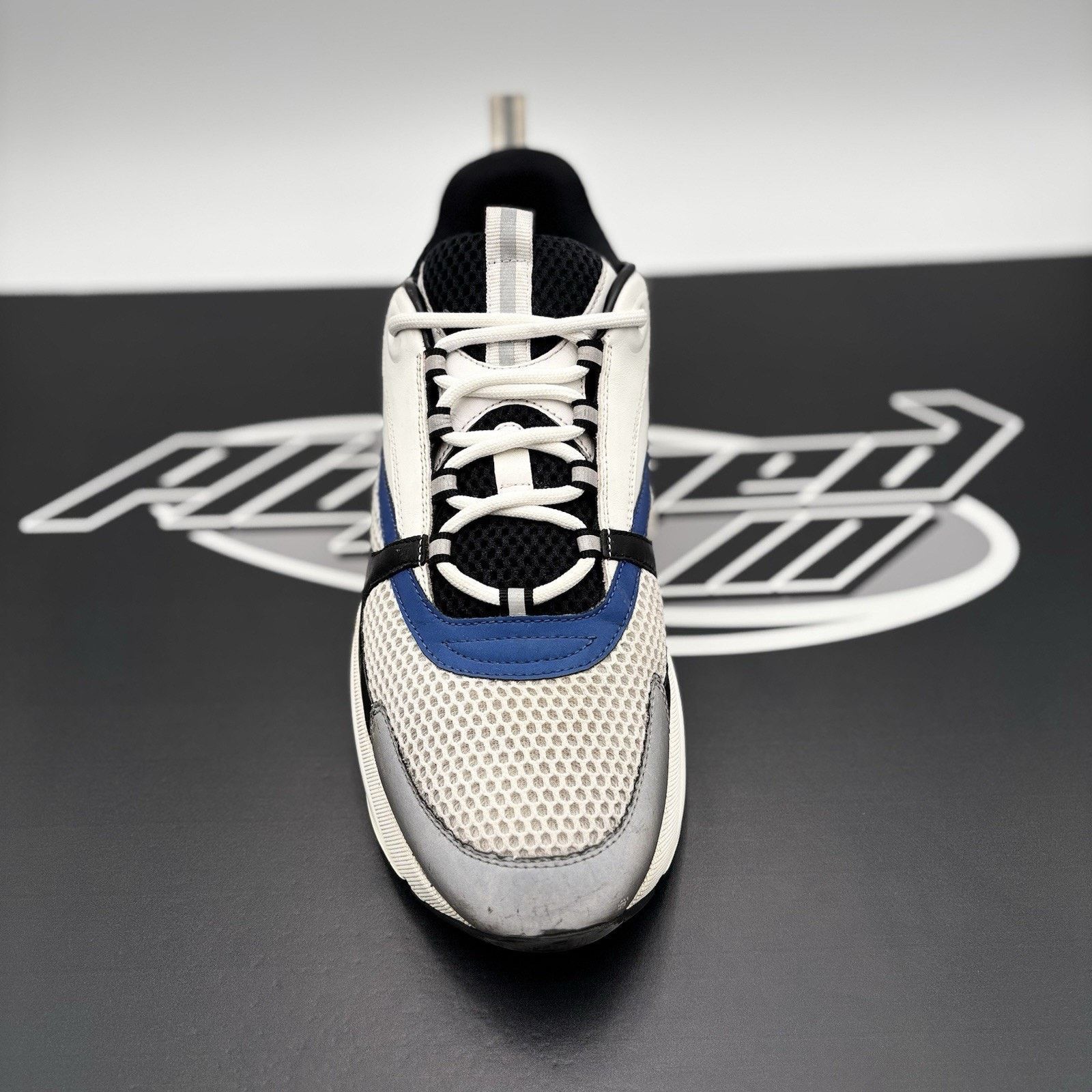 Dior Dior B22 Sneaker ' White, Blue, Black Reflective ' Size US 13 / EU 46 - 5 Thumbnail
