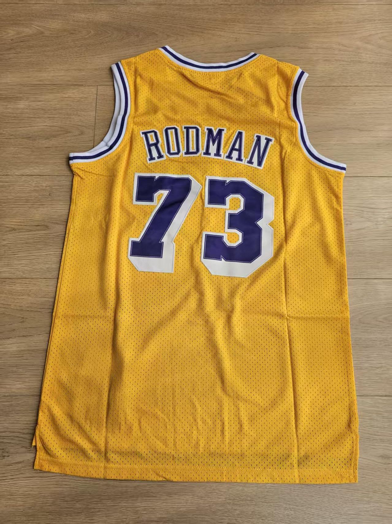 NBA Angeles Lakers #73 Dennis Rodman Jersey Size US M / EU 48-50 / 2 - 1 Thumbnail
