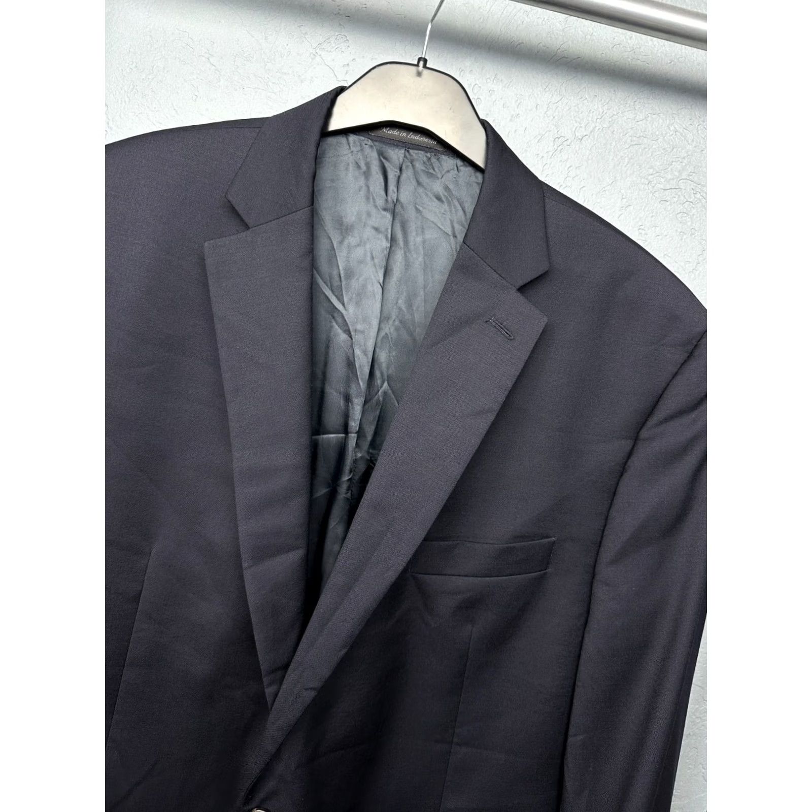 Polo Ralph Lauren VINTAGE Polo Ralph Lauren Blazer Men Wool Blue 46R 56R Jacket Two-Button Slim Fit Shirt Size US XXL / EU 58 / 5 - 2 Thumbnail