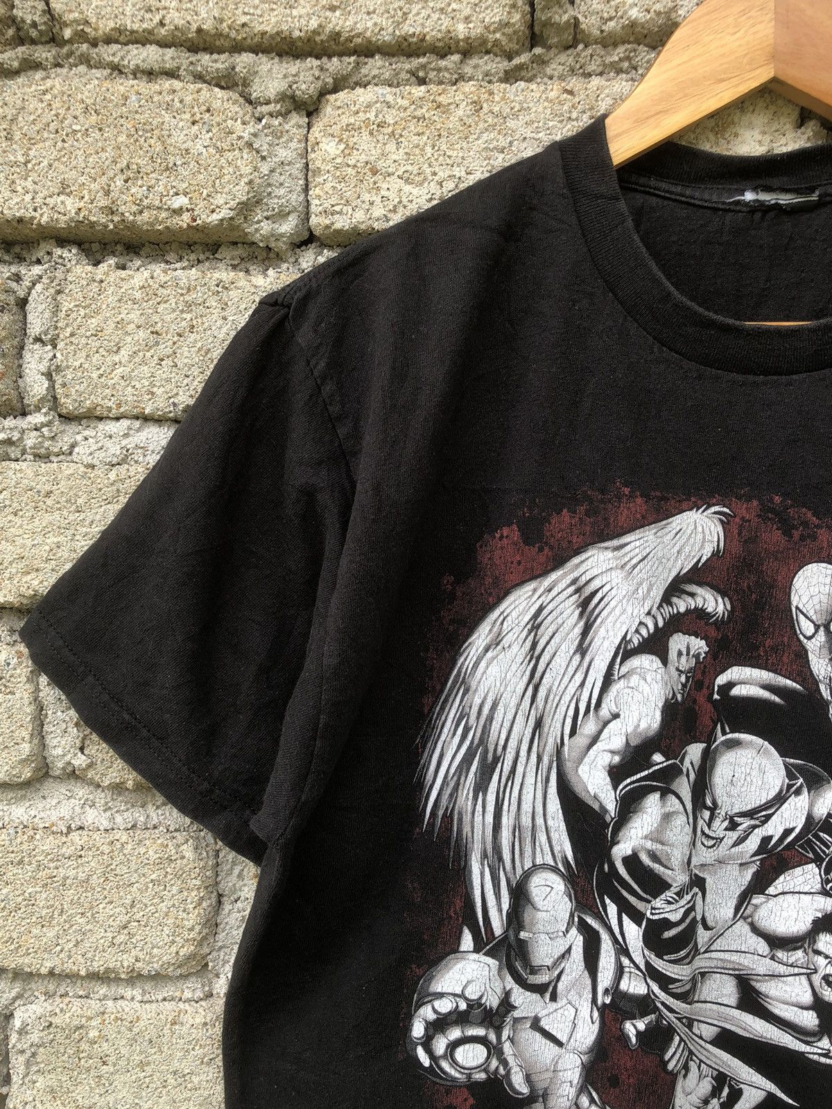 DC Comics × Marvel Comics × Vintage Vintage Y2K Mad Engine Marvel Characters Tshirt Size US M / EU 48-50 / 2 - 4 Thumbnail