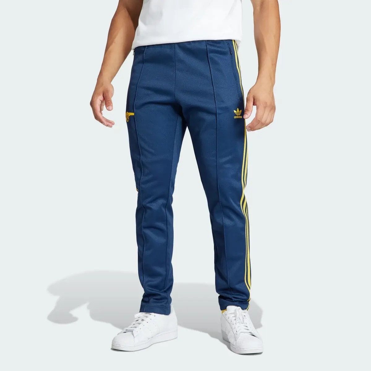 Adidas New Adidas Arsenal Beckenbauer Track Bottoms SweatPants Size US 30 / EU 46 - 2 Thumbnail