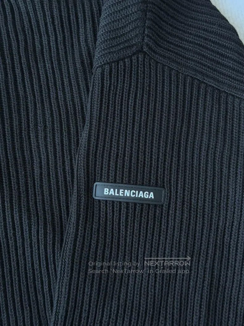 Balenciaga Balenciaga Fake Two-Piece Knit Sweatshirt Size US XL / EU 56 / 4 - 5 Thumbnail