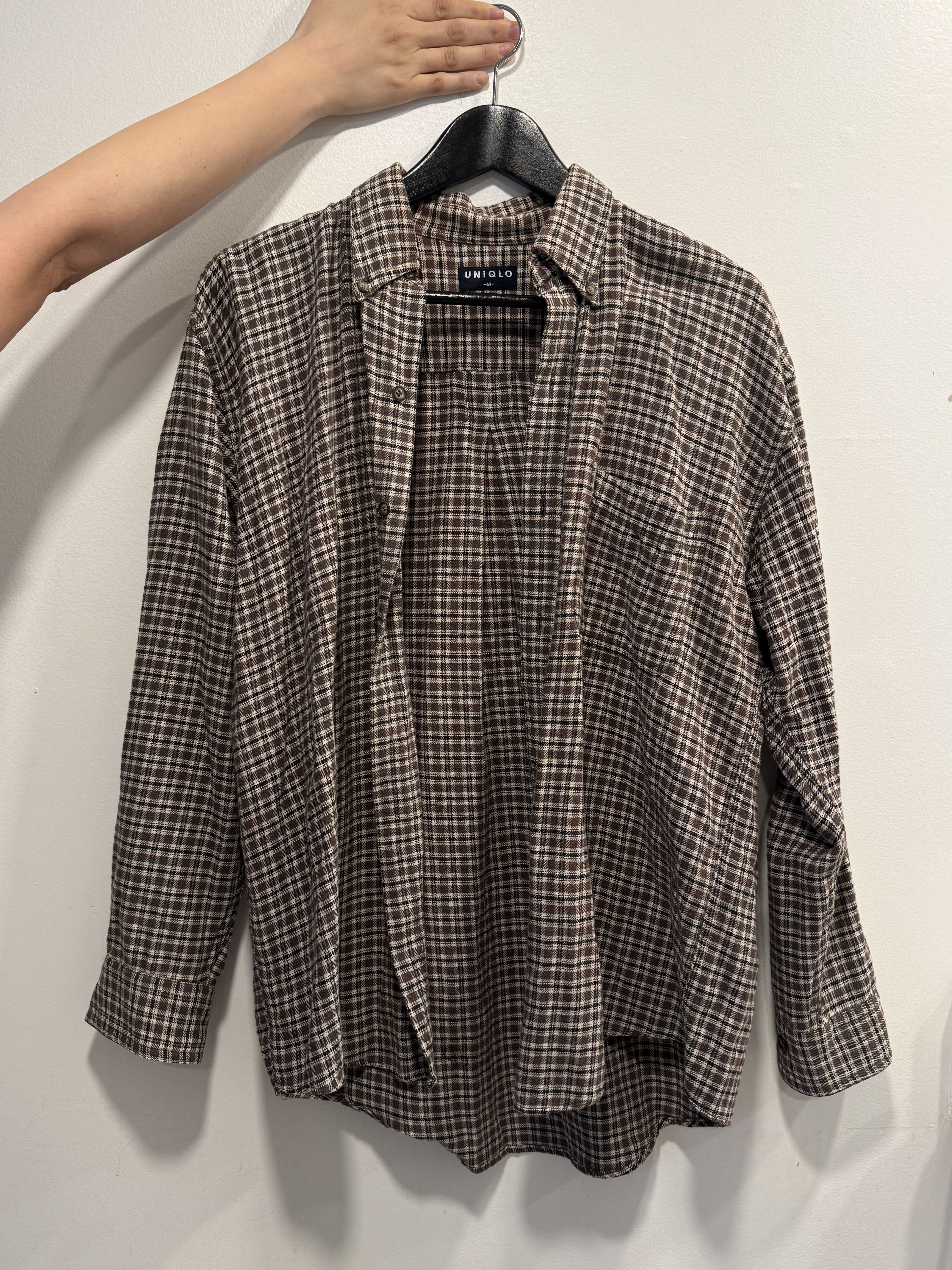 Uniqlo Uniqlo plaid flannel shirt Size US M / EU 48-50 / 2 - 1 Thumbnail