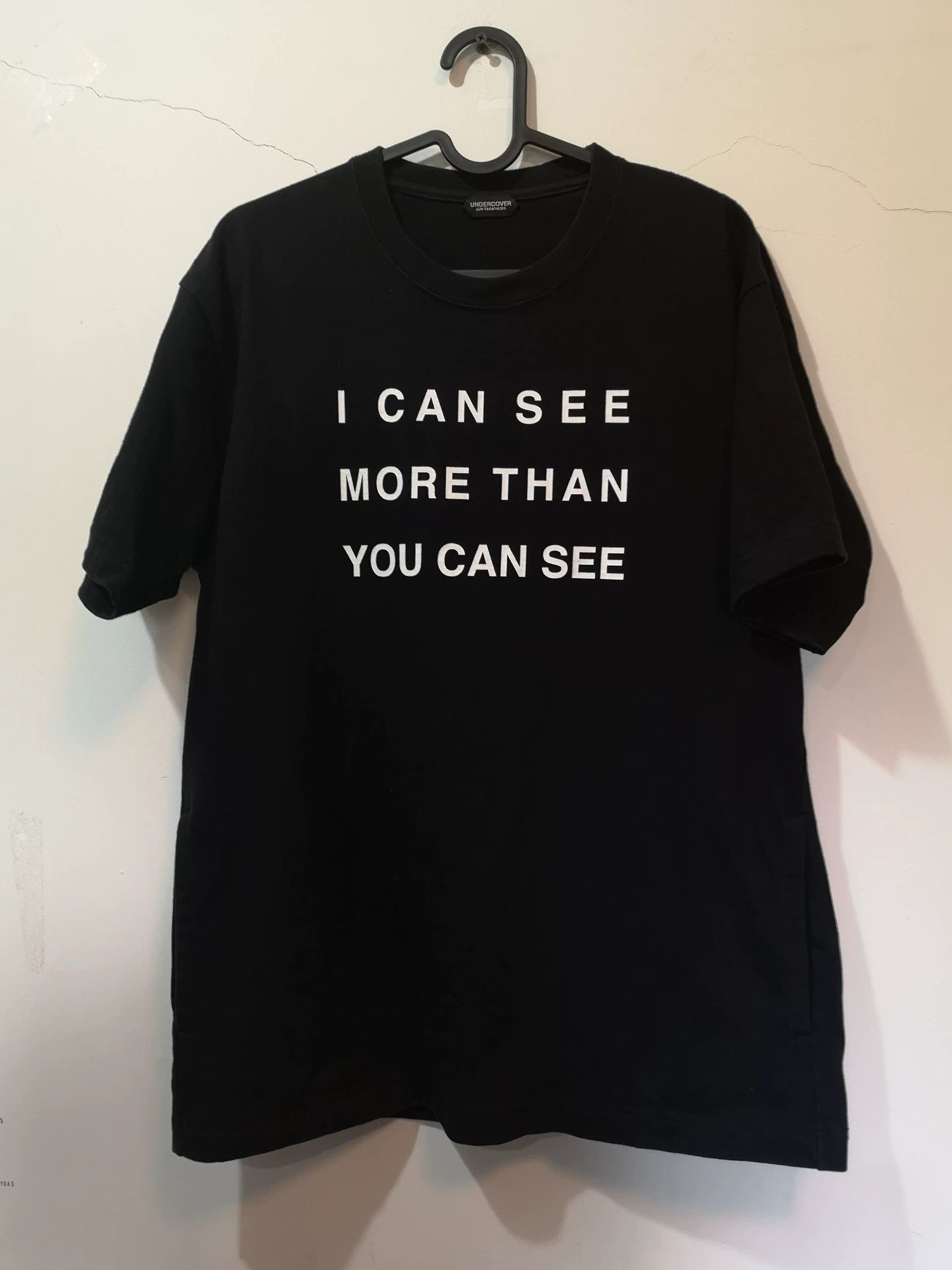 Undercover black short sleeve t-shirt with slogan Size US M / EU 48-50 / 2 - 1 Thumbnail