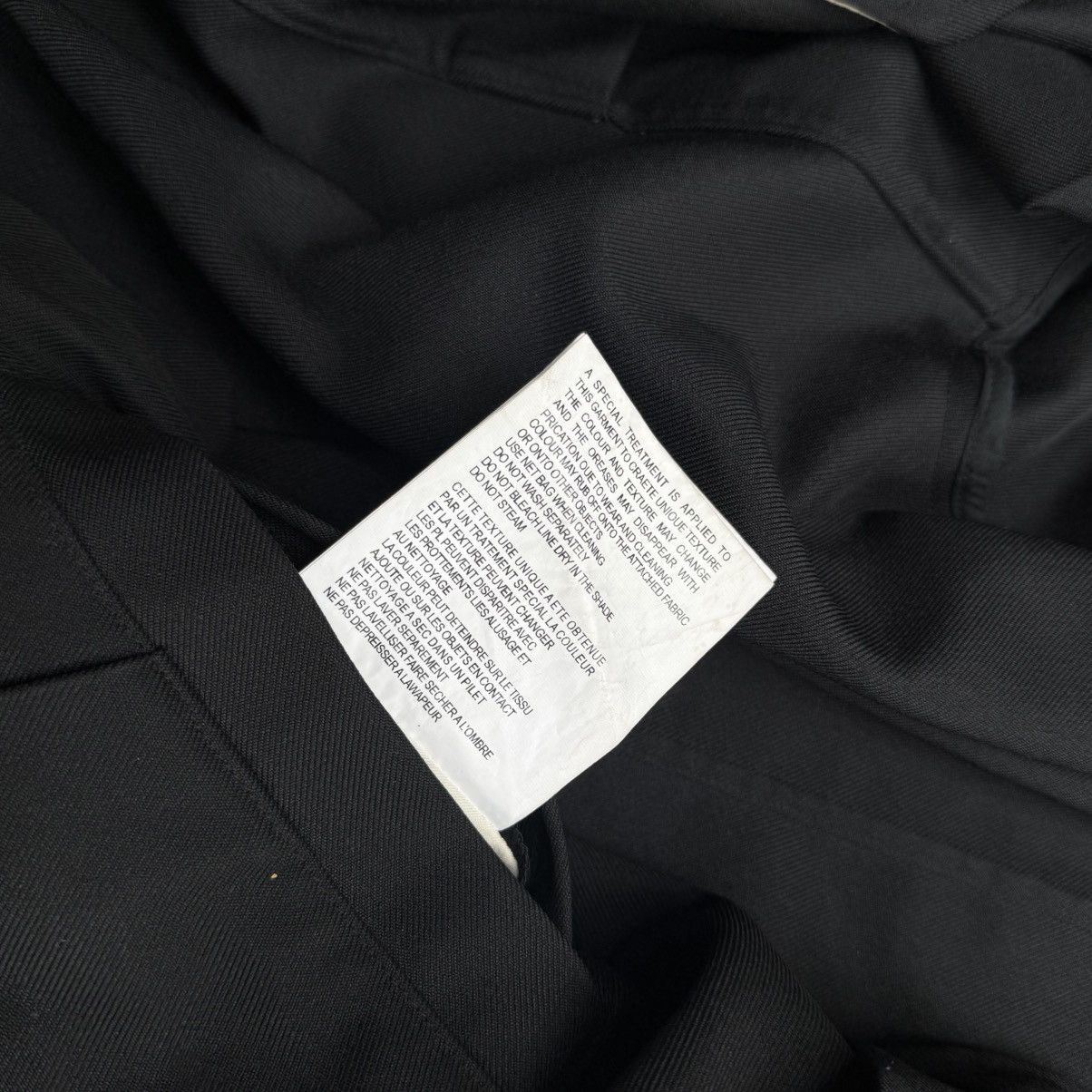 Comme des Garcons Homme Plus Comme des Garcons Homme Plus Garment Treated Layered Zip Jac Size US S / EU 44-46 / 1 - 12 Thumbnail