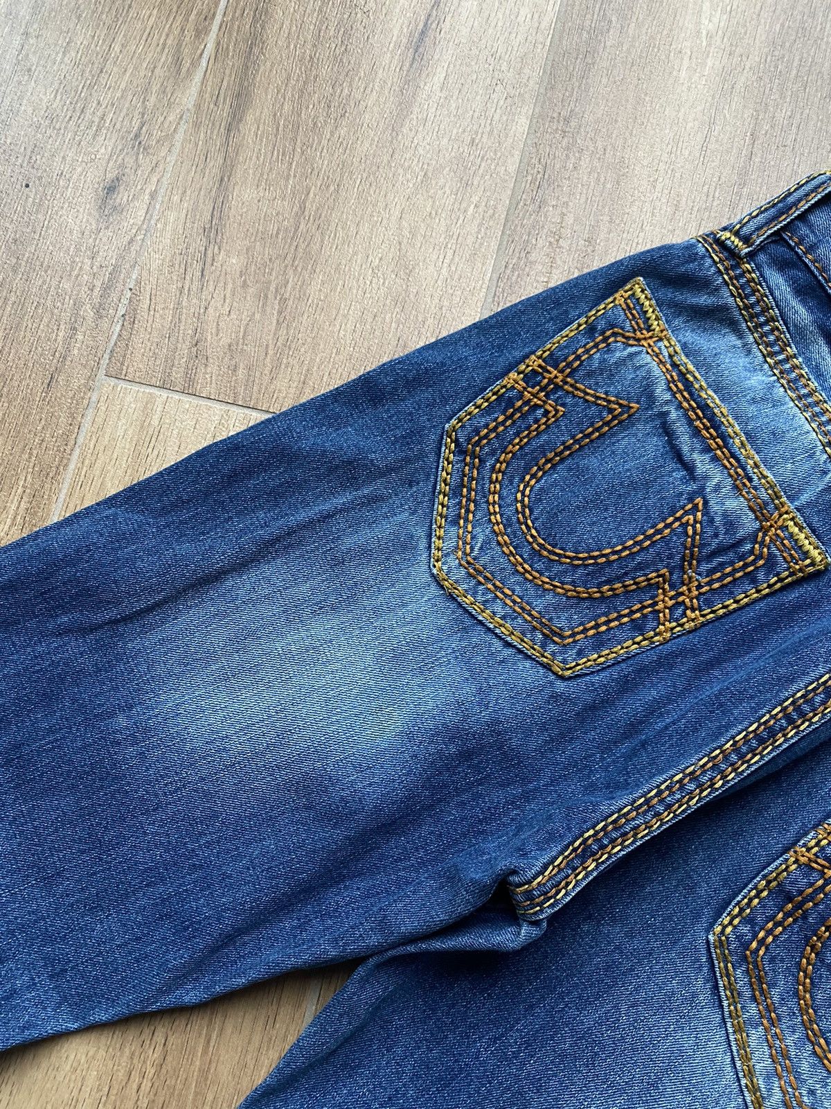 Vintage True Religion Jeans Faded Japanese Avant Garde Y2K