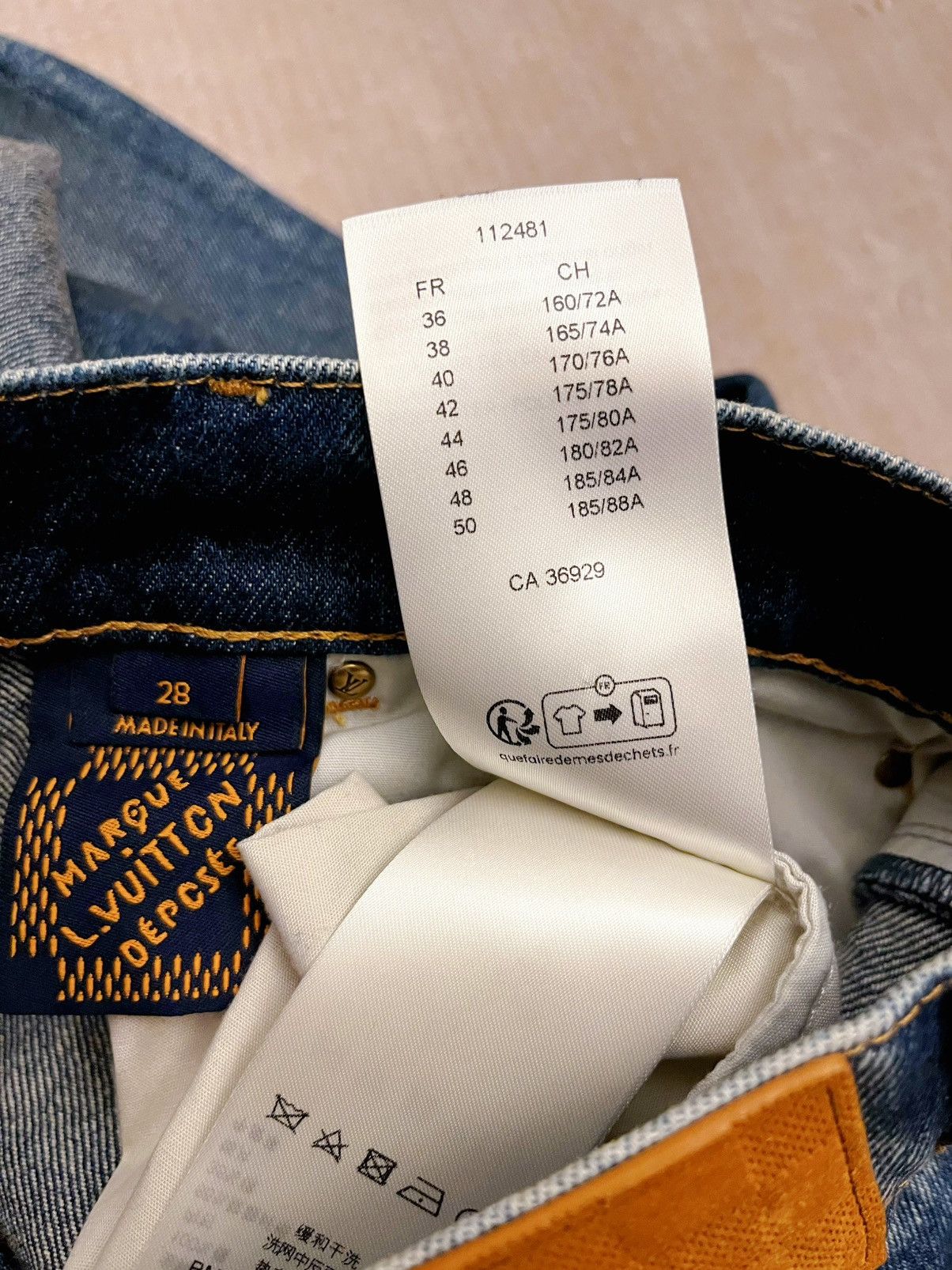Louis Vuitton Louis Vuitton Relaxed-Fit Jeans Size US 30 / EU 46 - 8 Thumbnail