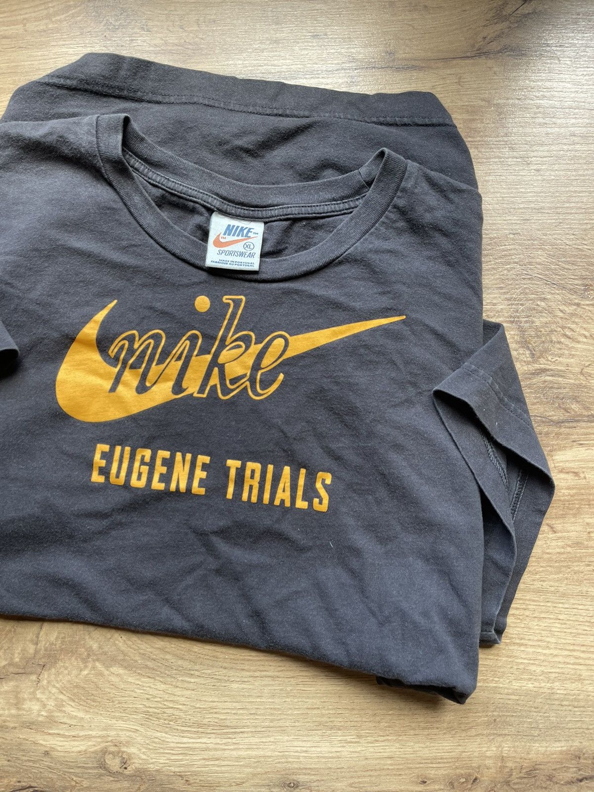 Nike × Vintage 90’s Nike Limited Issue Eugene Trials Vintage big logo Size US XL / EU 56 / 4 - 4 Thumbnail