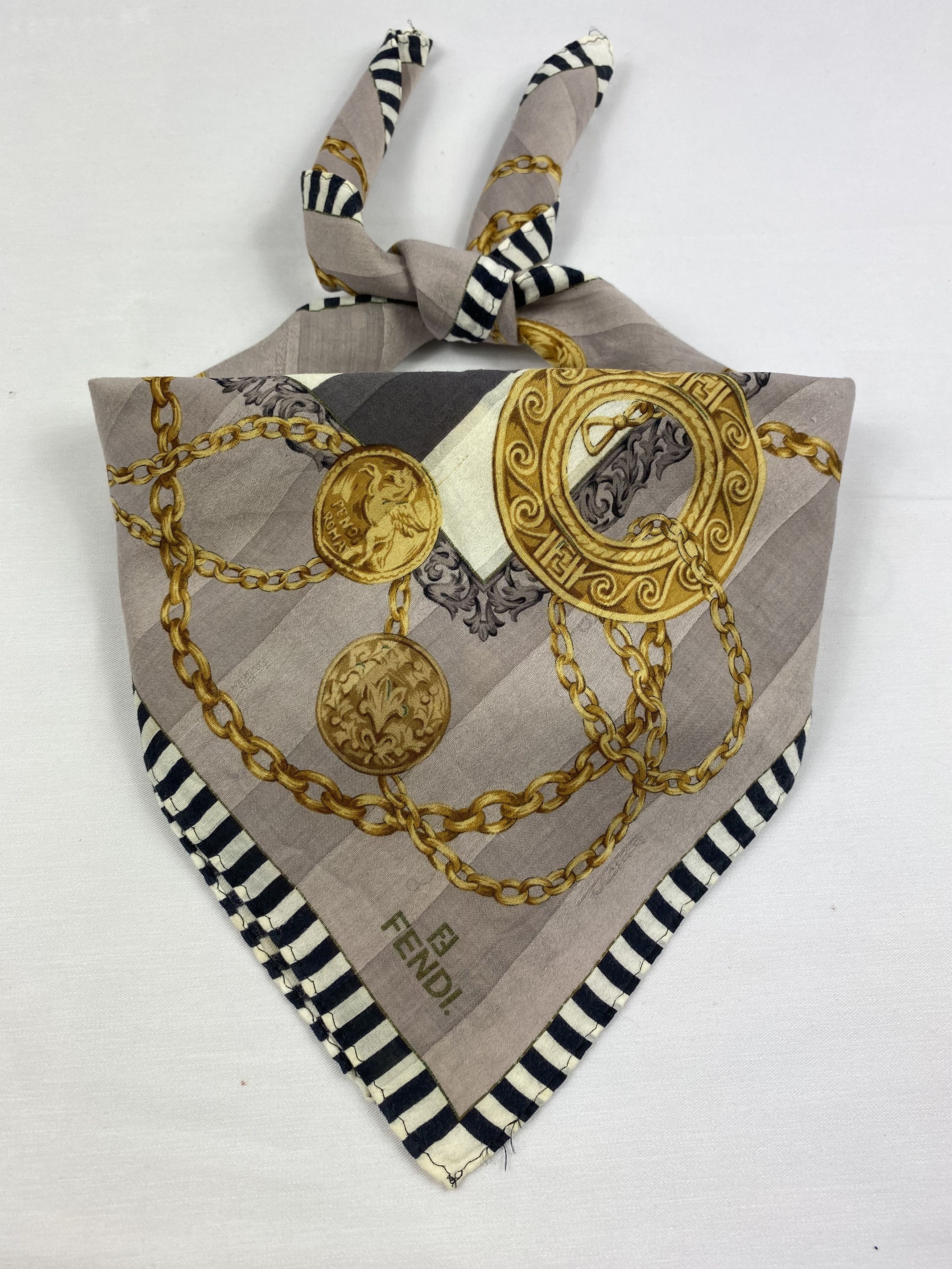 Vintage Fendi Handkerchief / Bandana / Neckerchief A932 Size ONE SIZE - 1 Thumbnail