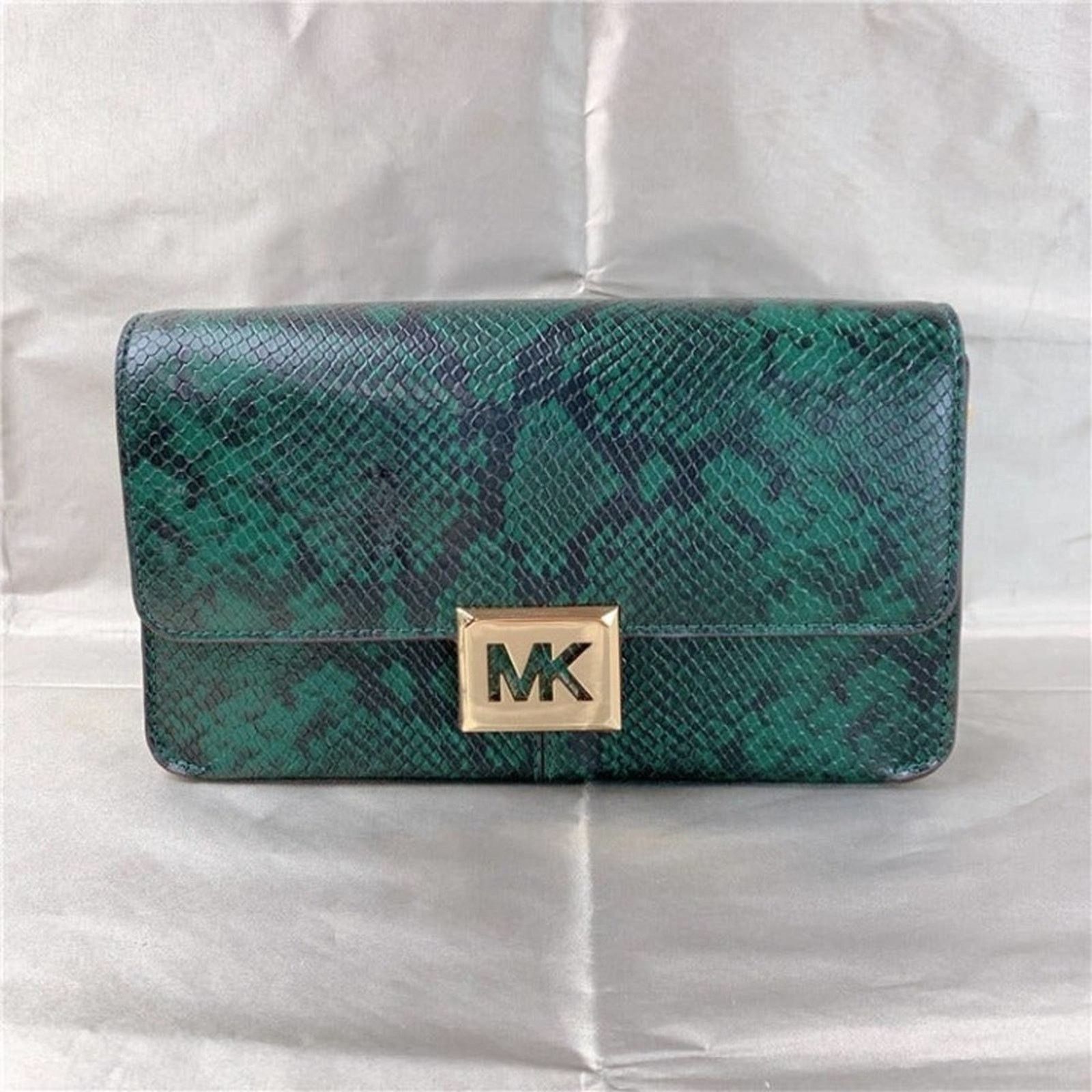 Michael Kors Michael Kors 35F1G6SL3G Sonia Medium Snake Embossed Faux Bag Size ONE SIZE - 1 Thumbnail