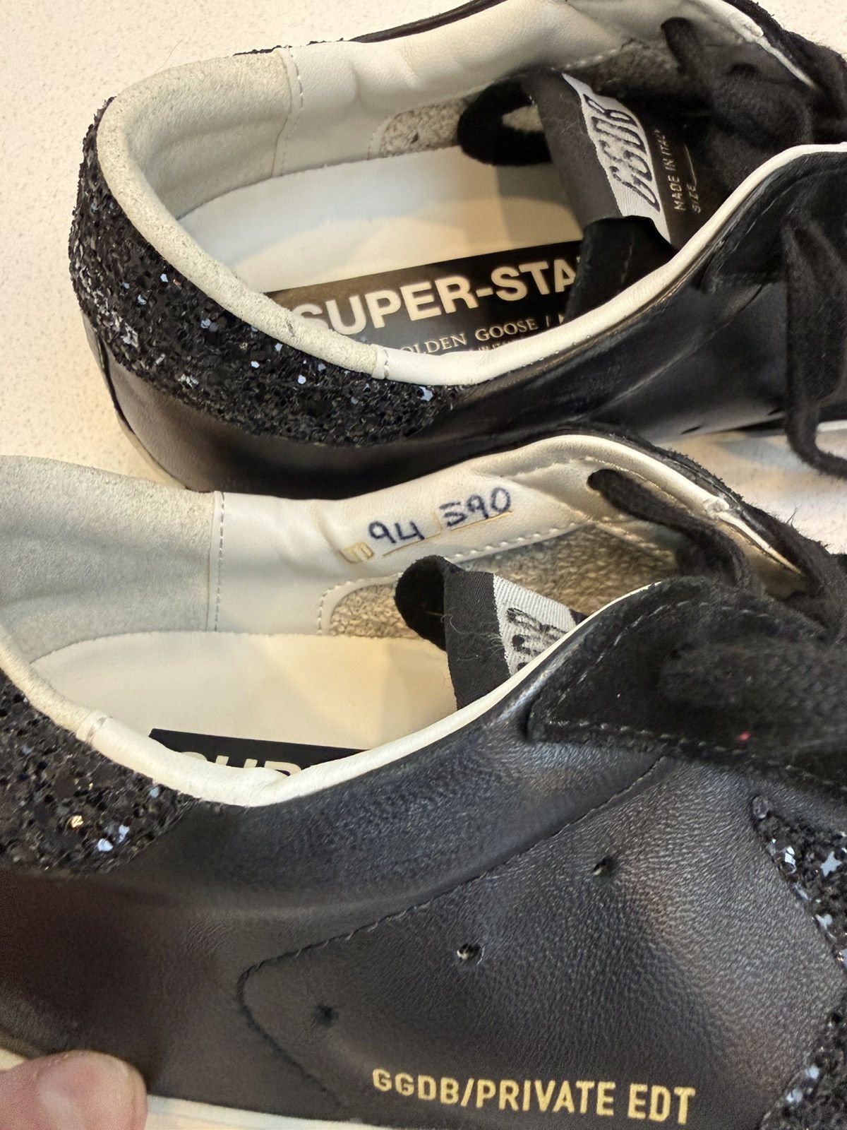 Golden Goose Limited Edition Black Superstar Size US 6 / IT 36 - 5 Thumbnail