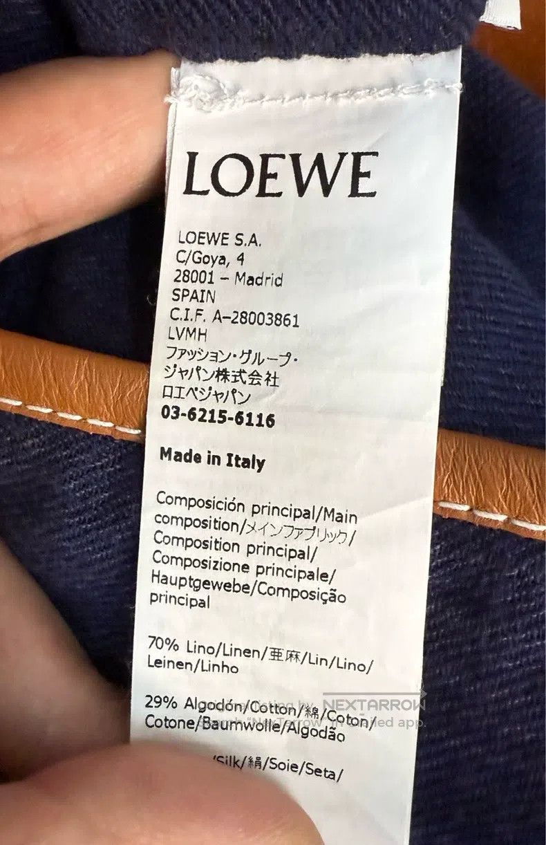 Loewe Loewe size S Leather label logo shawl Size ONE SIZE - 3 Thumbnail