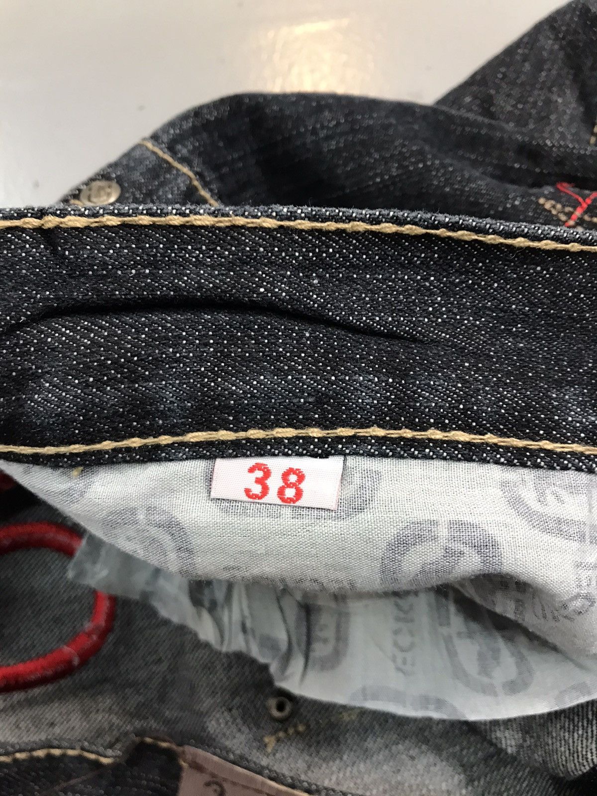 Ecko Unltd. × Vintage Vintage Ecko UNLTD crazy boy printed denim Size US 40 / EU 56 - 8 Thumbnail