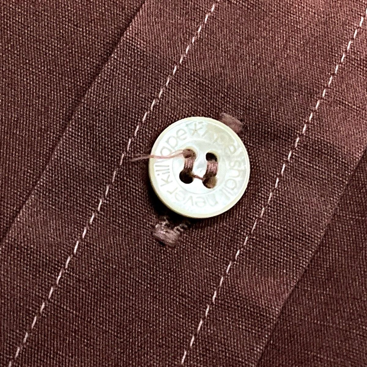 OG2000's Bape Gradient Brown L/S Button up Shirt