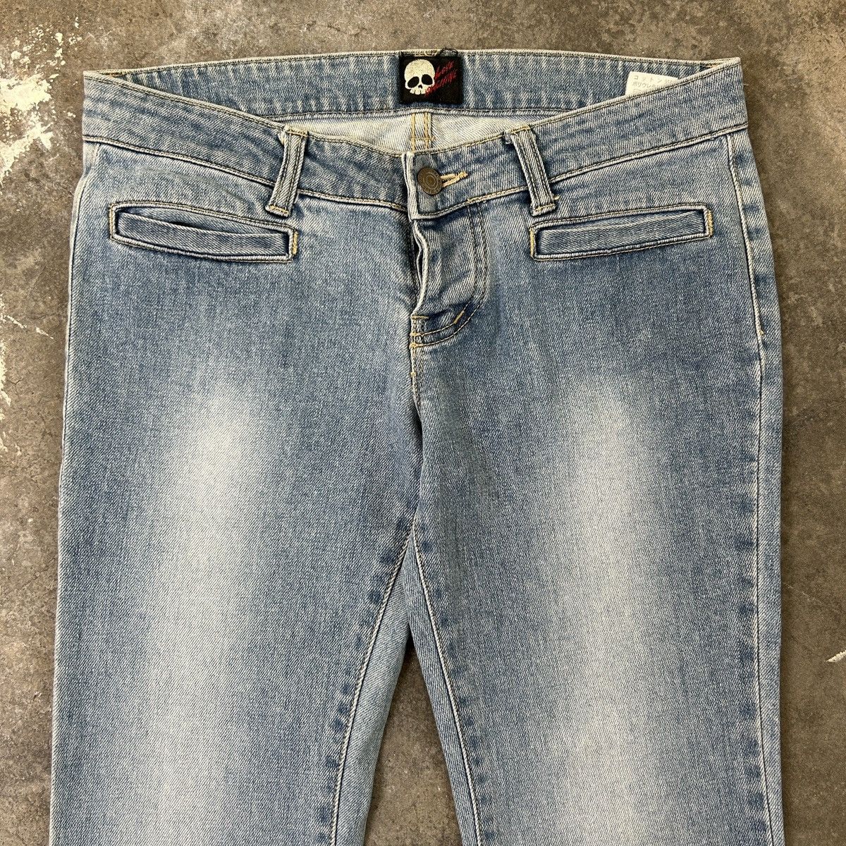 Hysteric Glamour × Japanese Brand × Love Machine Y2K Love Machine - Flared Jeans (30x31.2) Size US 30 / EU 46 - 6 Thumbnail